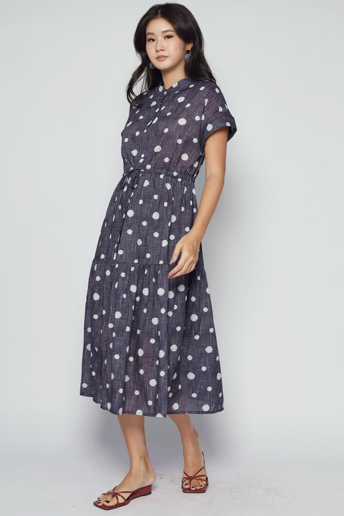 Sia Dress in Poppy Dots