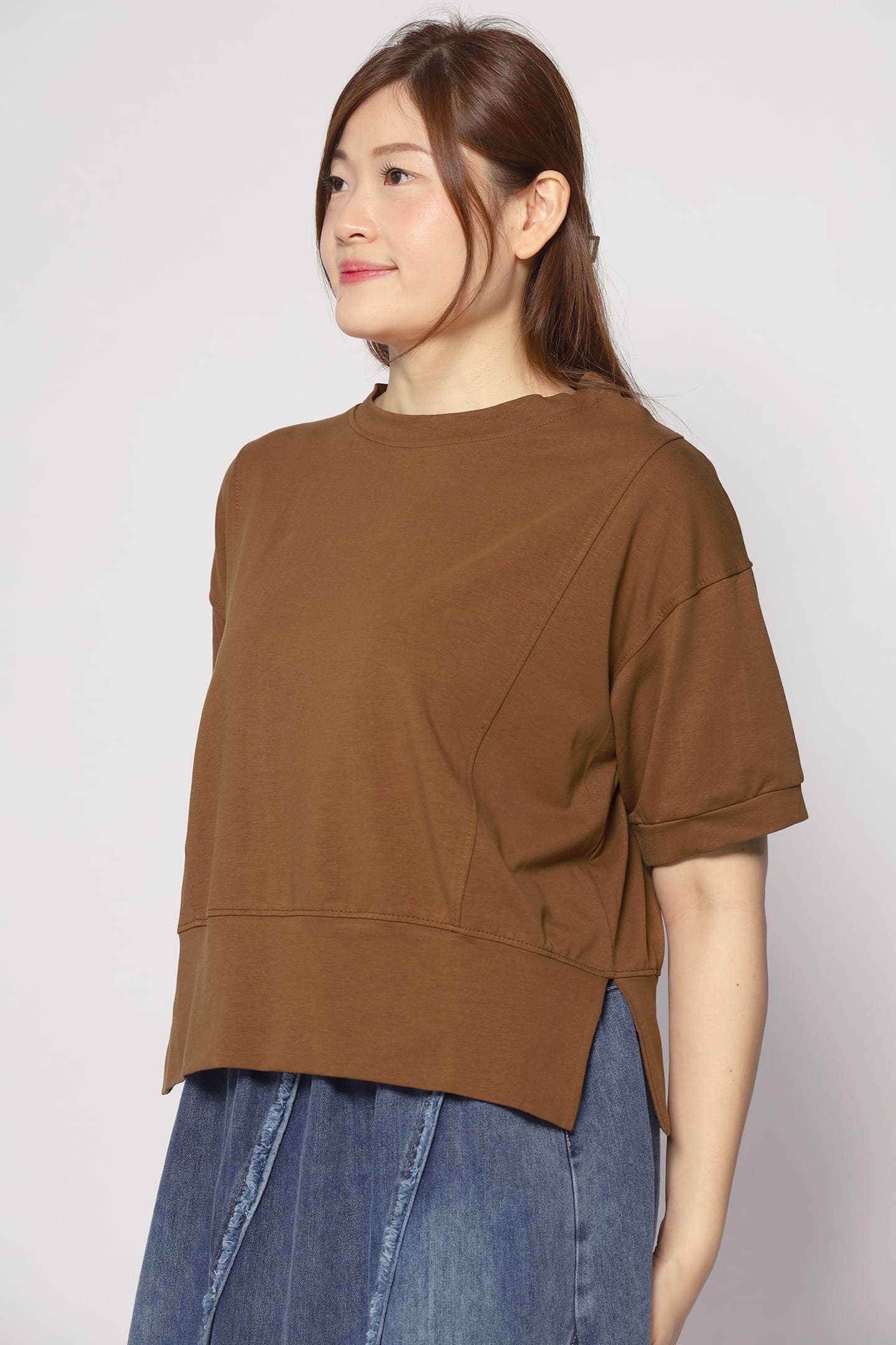 Siya Top in Brown