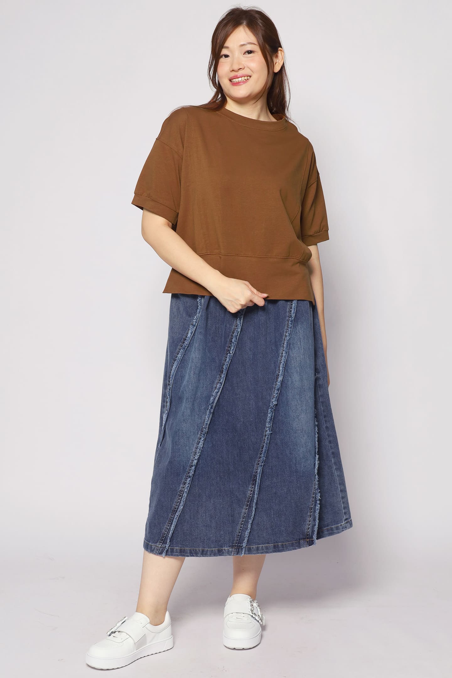 Siya Top in Brown