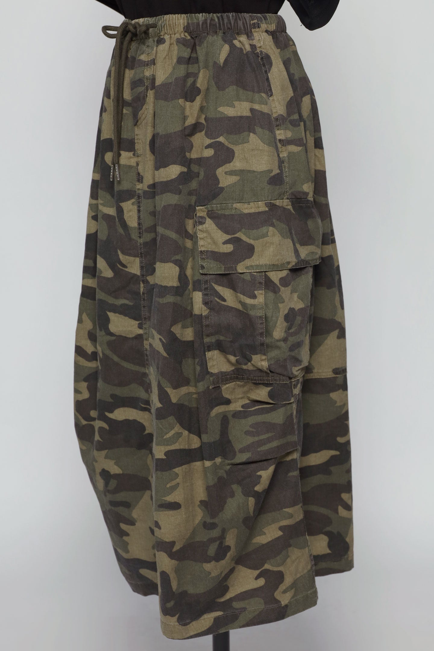 PO - Solene Camo Cargo Skirt