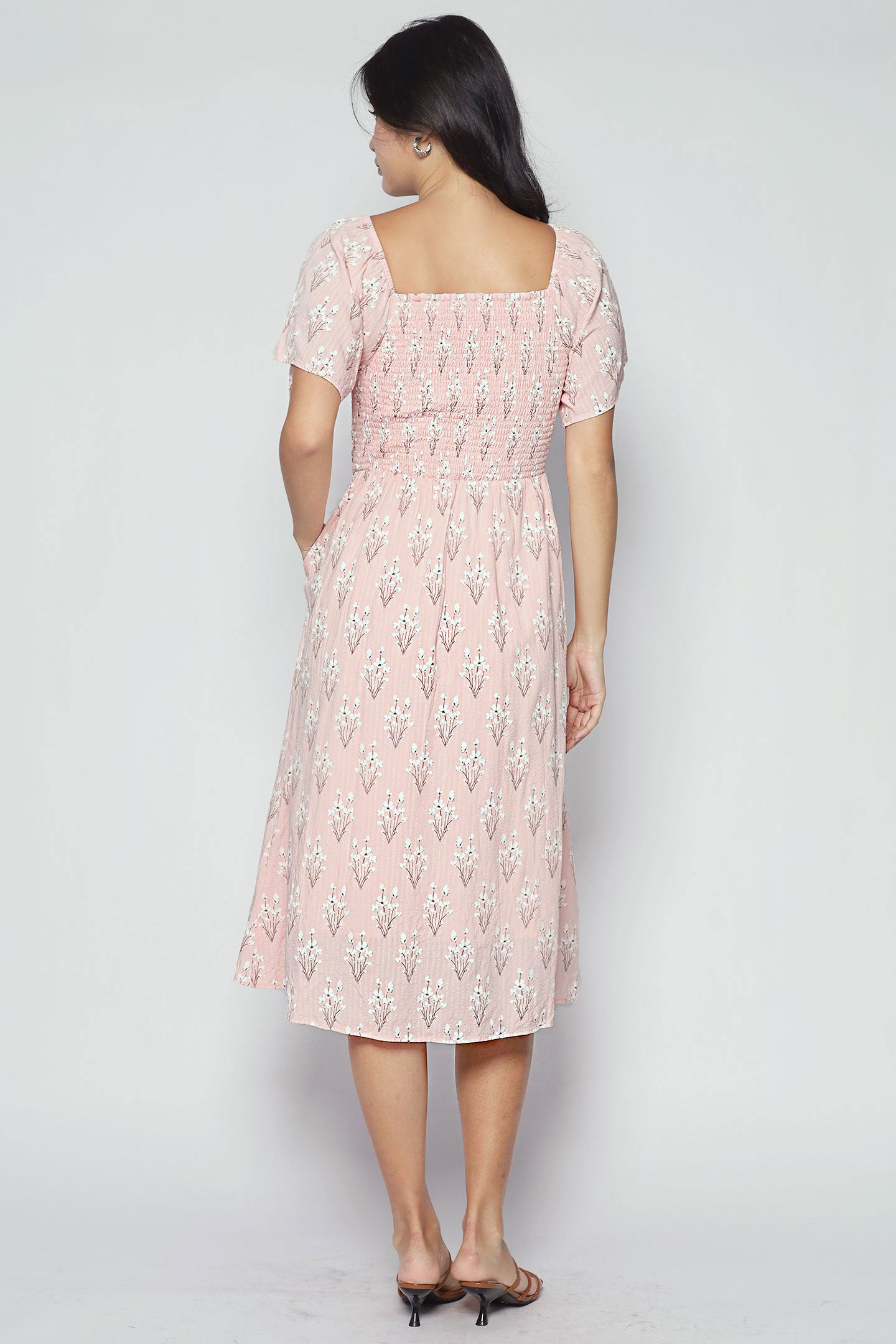 Sora Dress in Blush Blossom