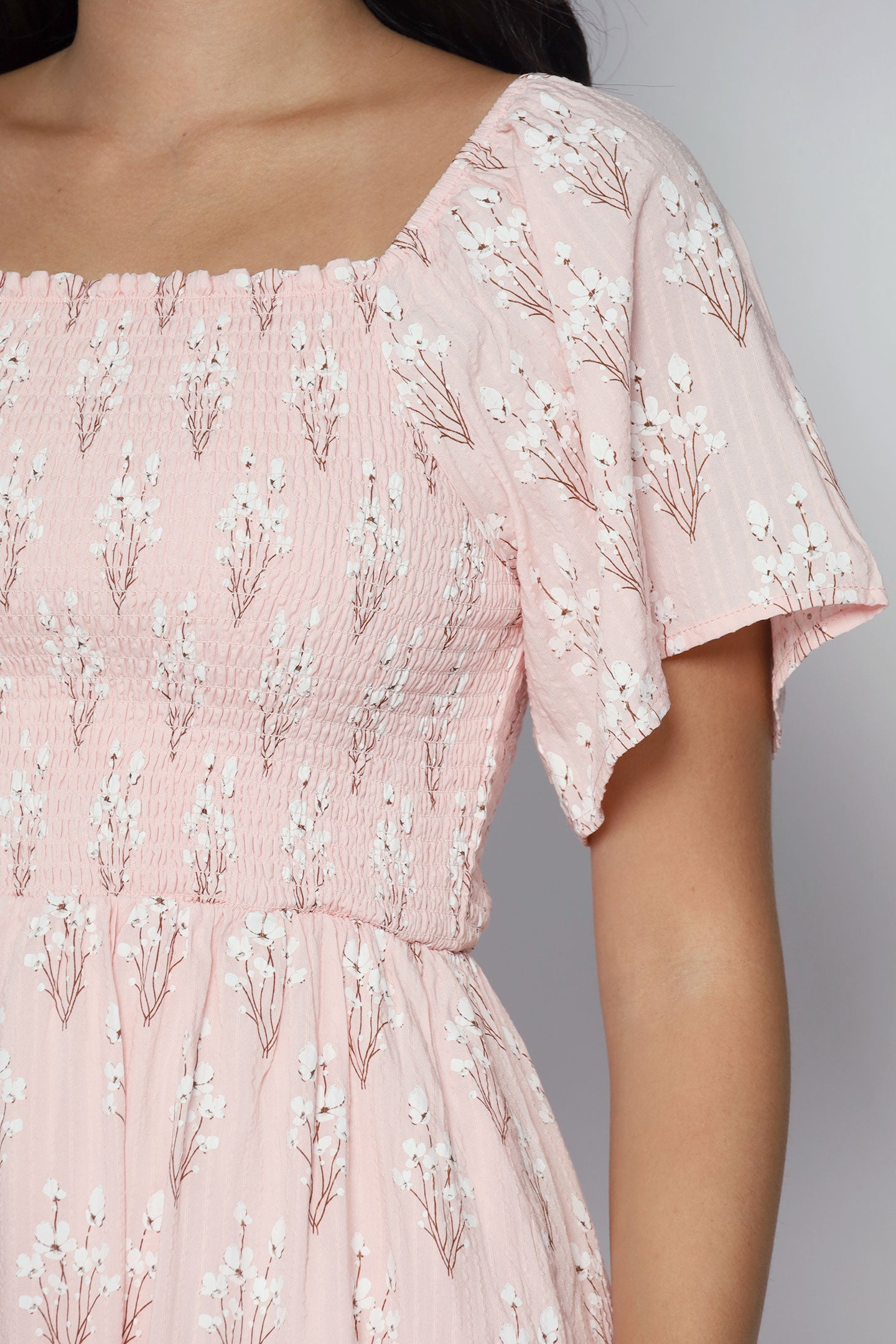 Sora Dress in Blush Blossom