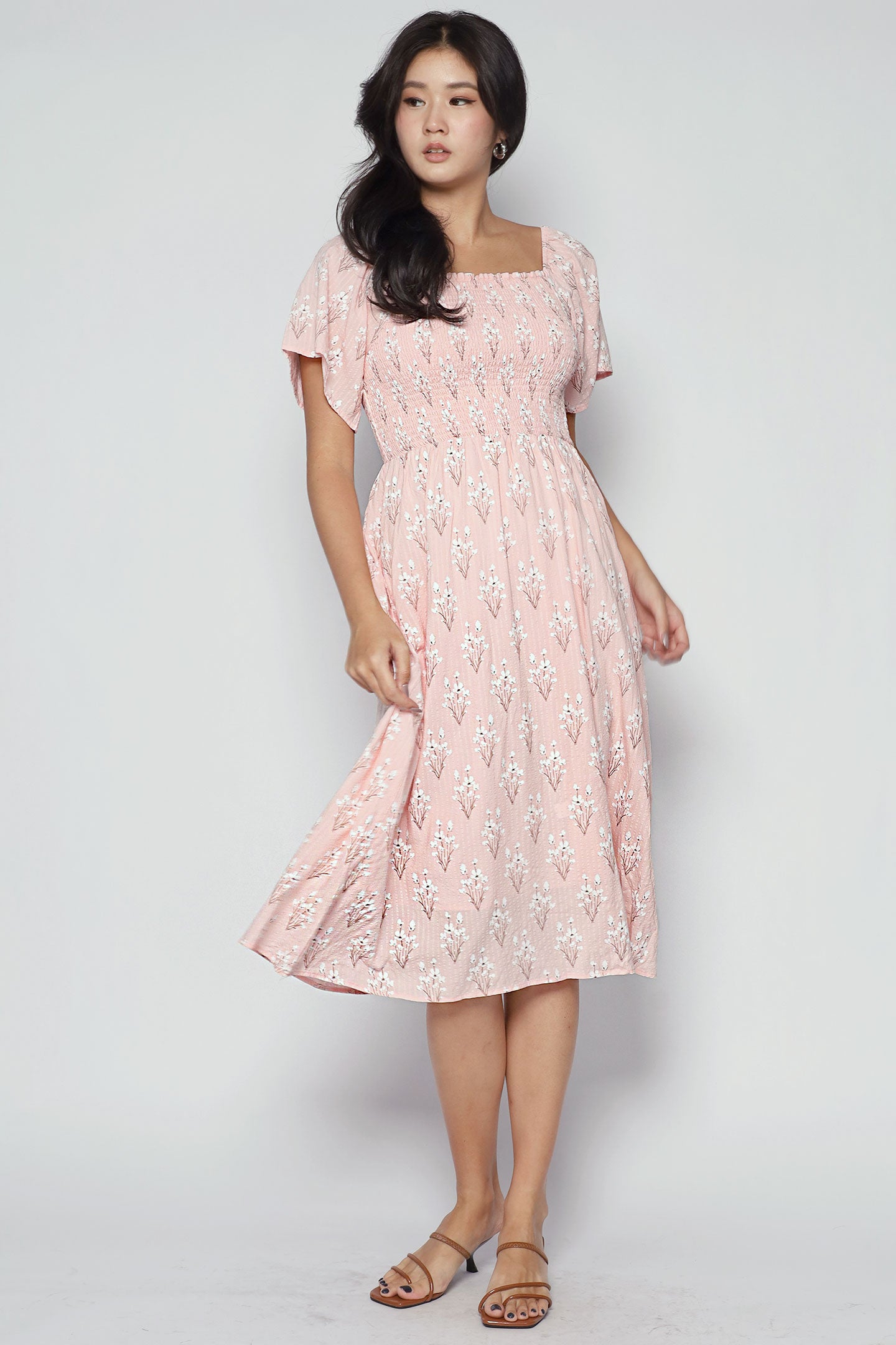 Sora Dress in Blush Blossom