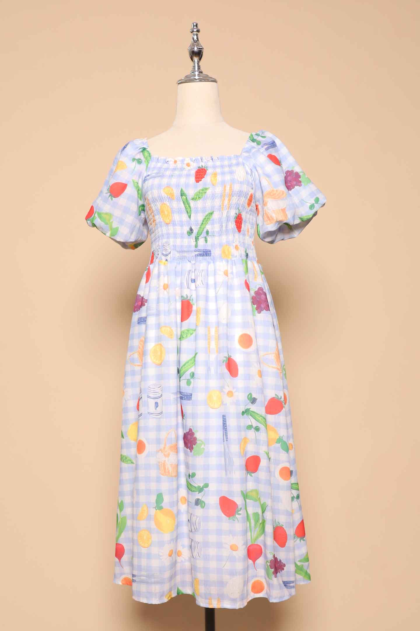 PO - Sora Dress in Citrus Picnic