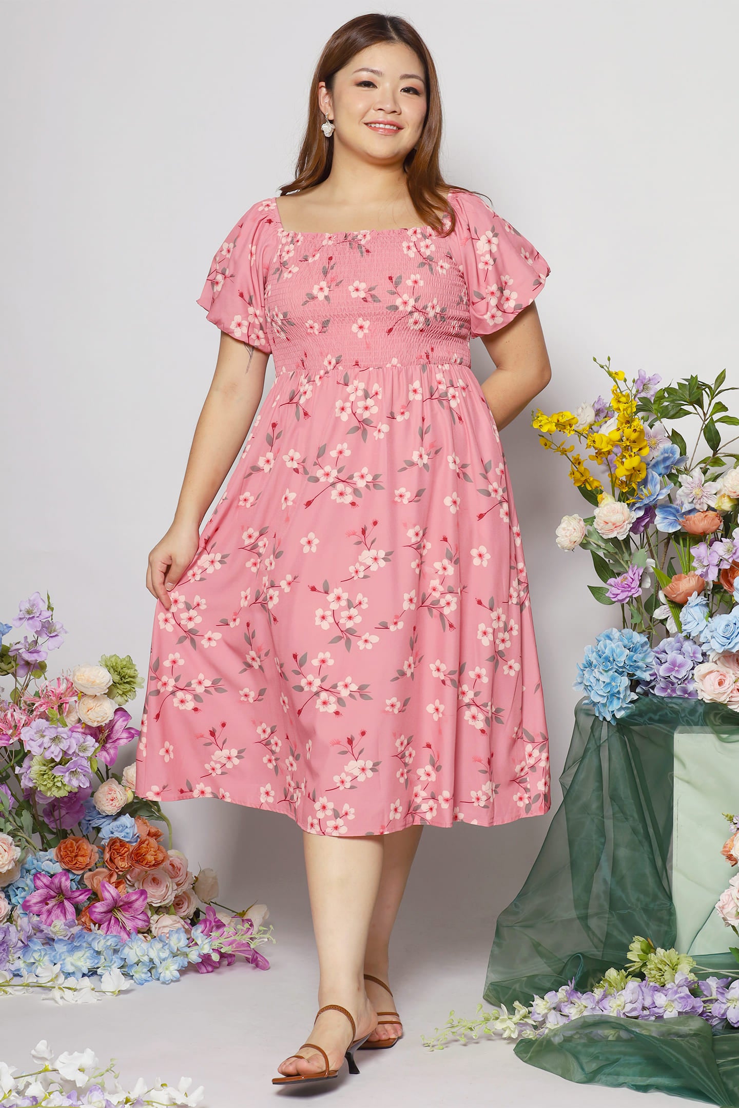 Sora Dress in Sweet Blossoms