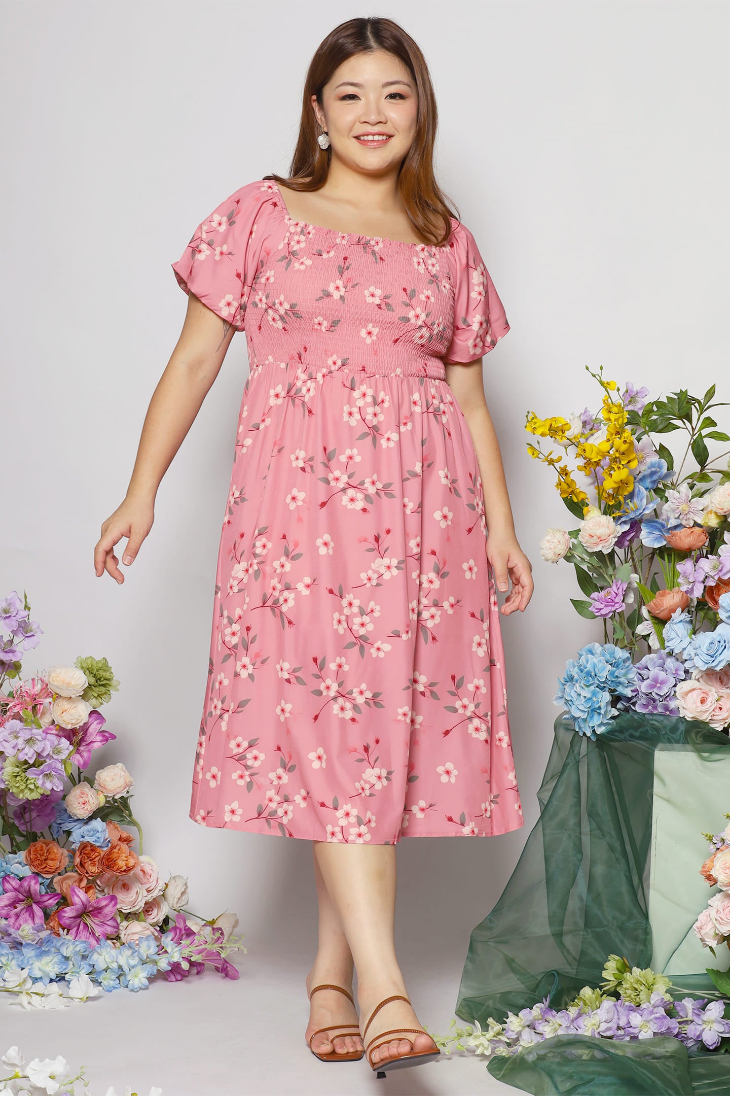 Sora Dress in Sweet Blossoms