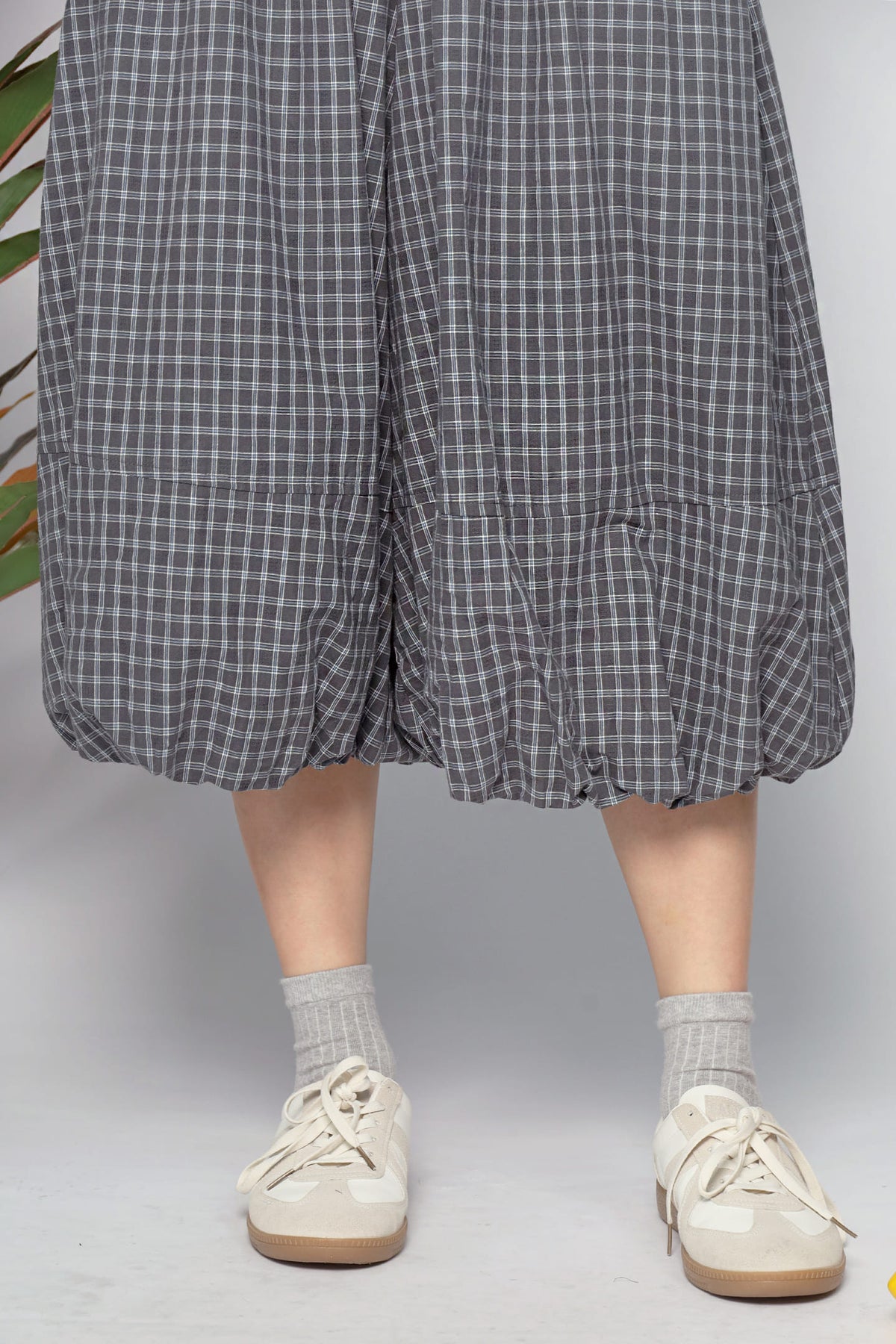 JOY - Sorae Checkered Balloon Pants