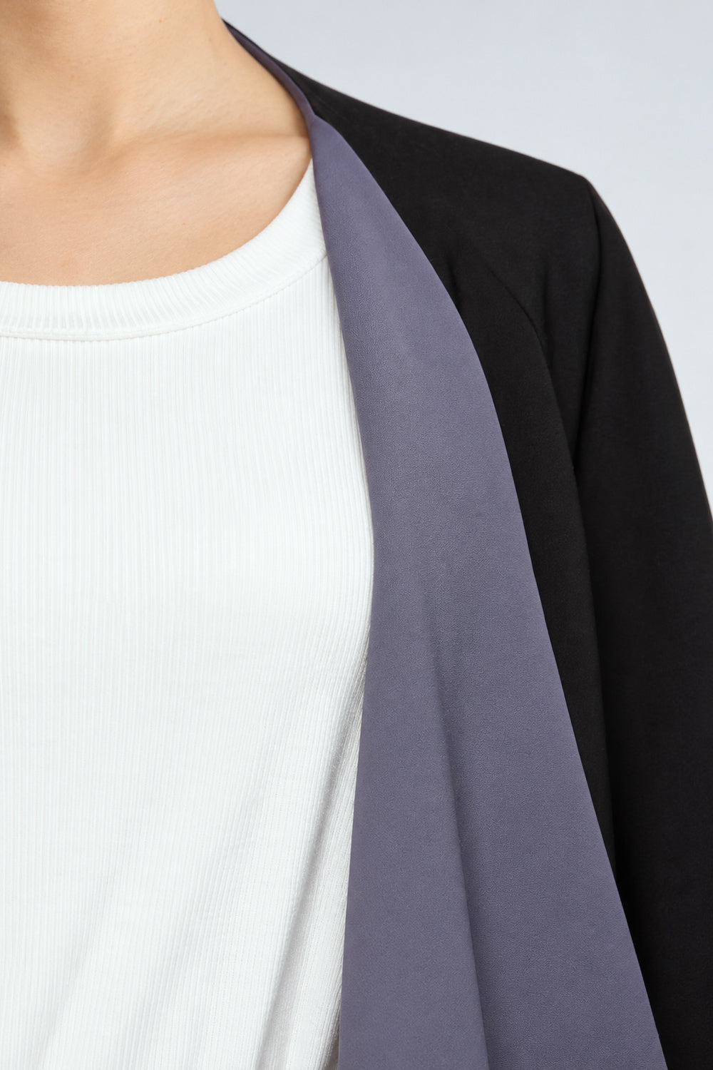 Sri Wrap Jacket in Blue Black
