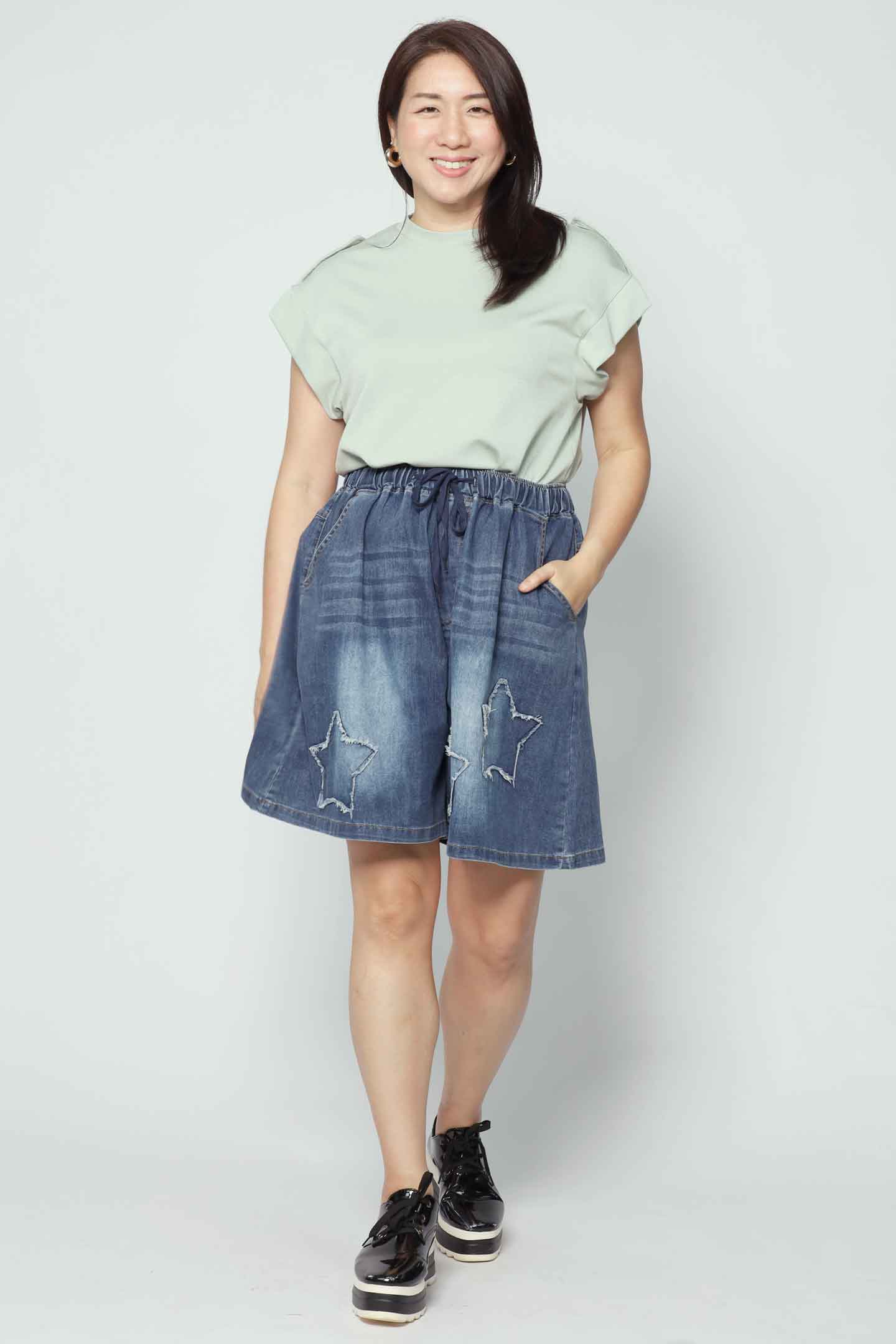 Backorders Starry Denim Shorts
