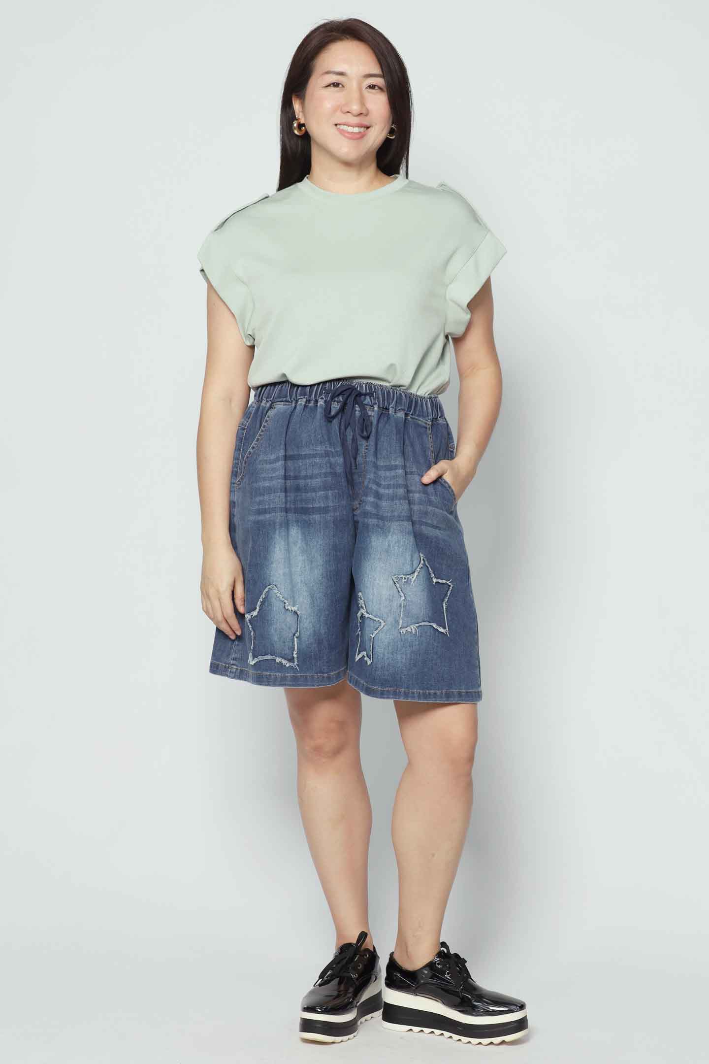 Starry Denim Shorts