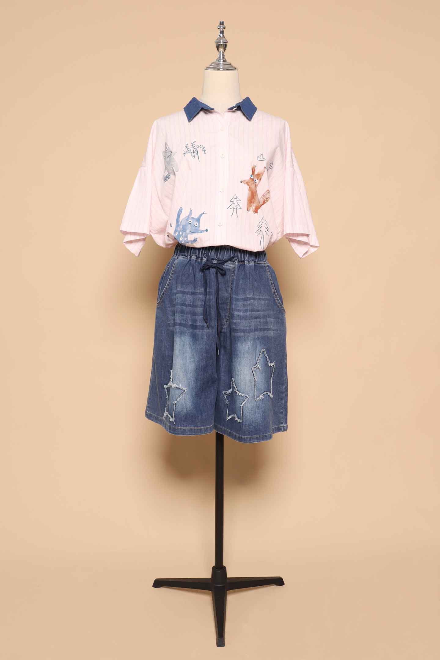PO - Starry Denim Shorts