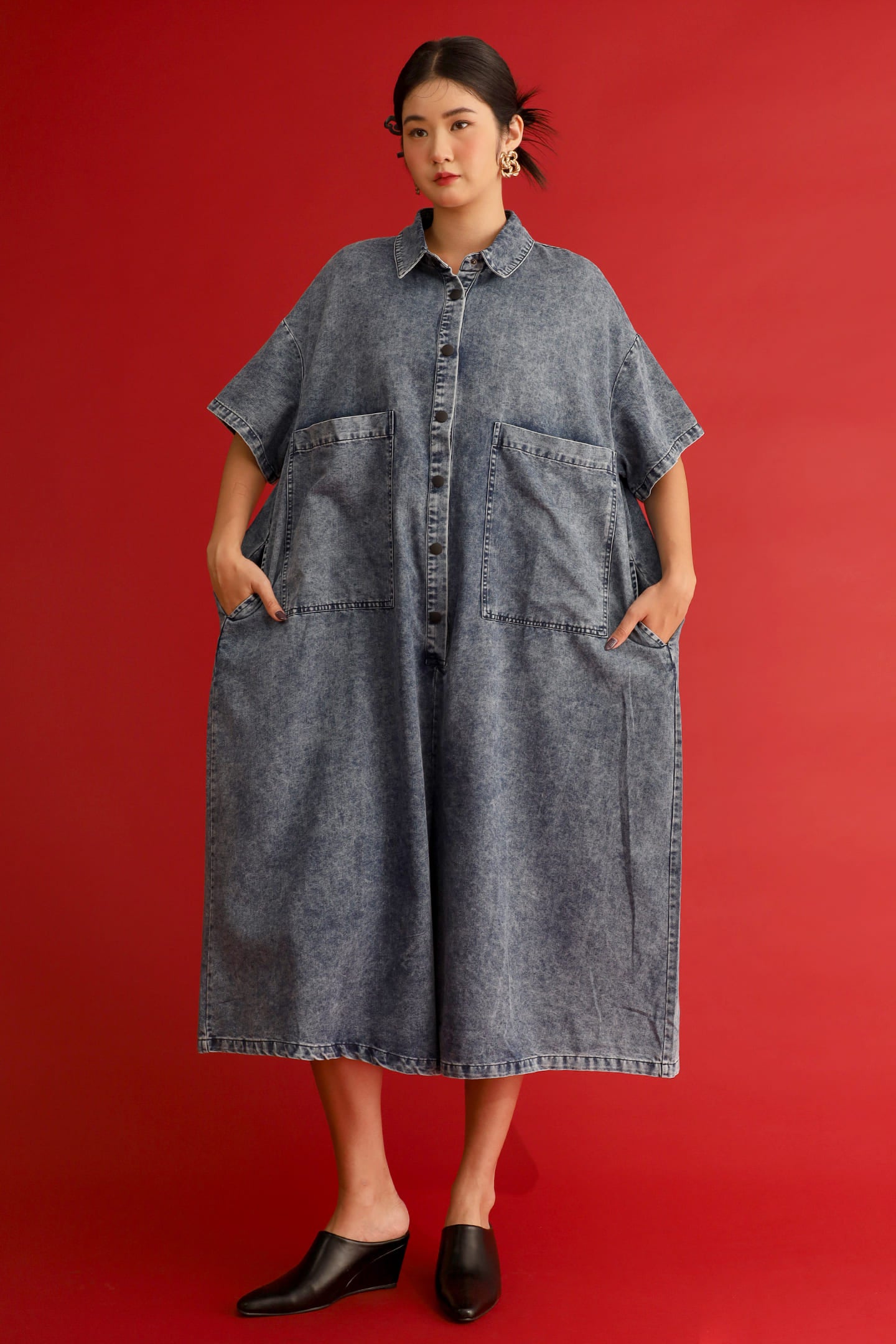 CHOSEN - Statement One Denim Jumpsuit