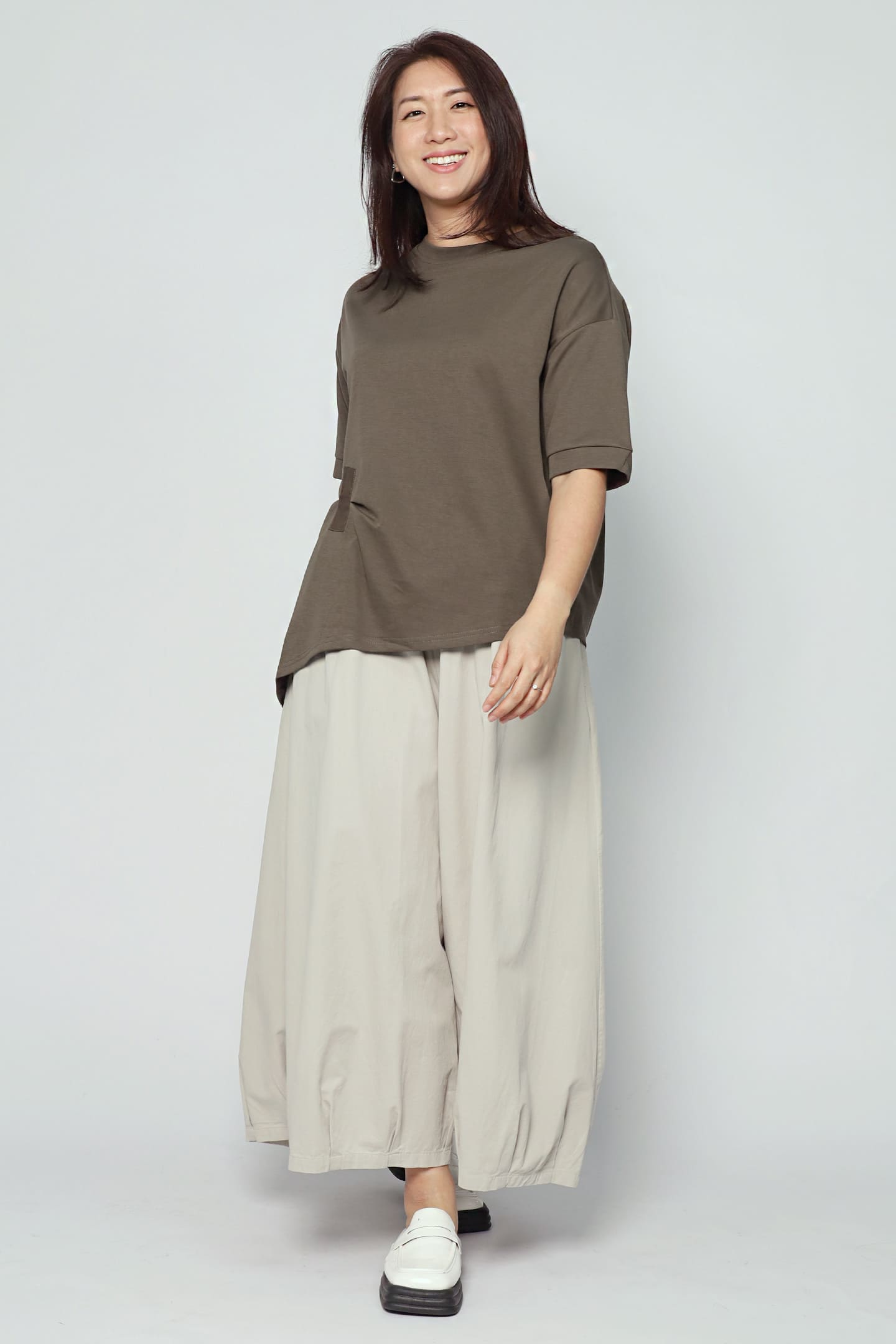 Easy By TE - Step Out Top in Olive