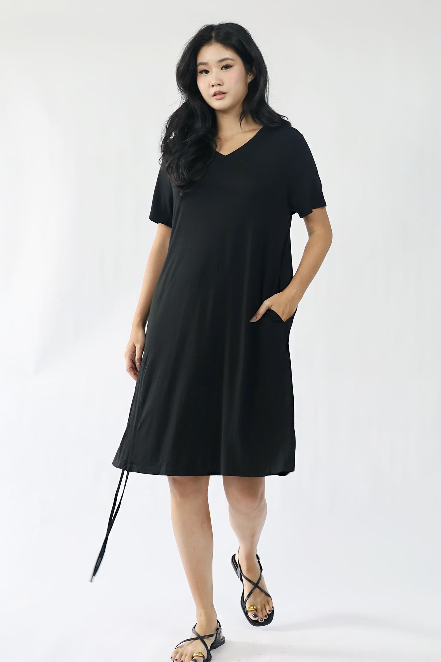 TENCEL - Switch Up V Dress