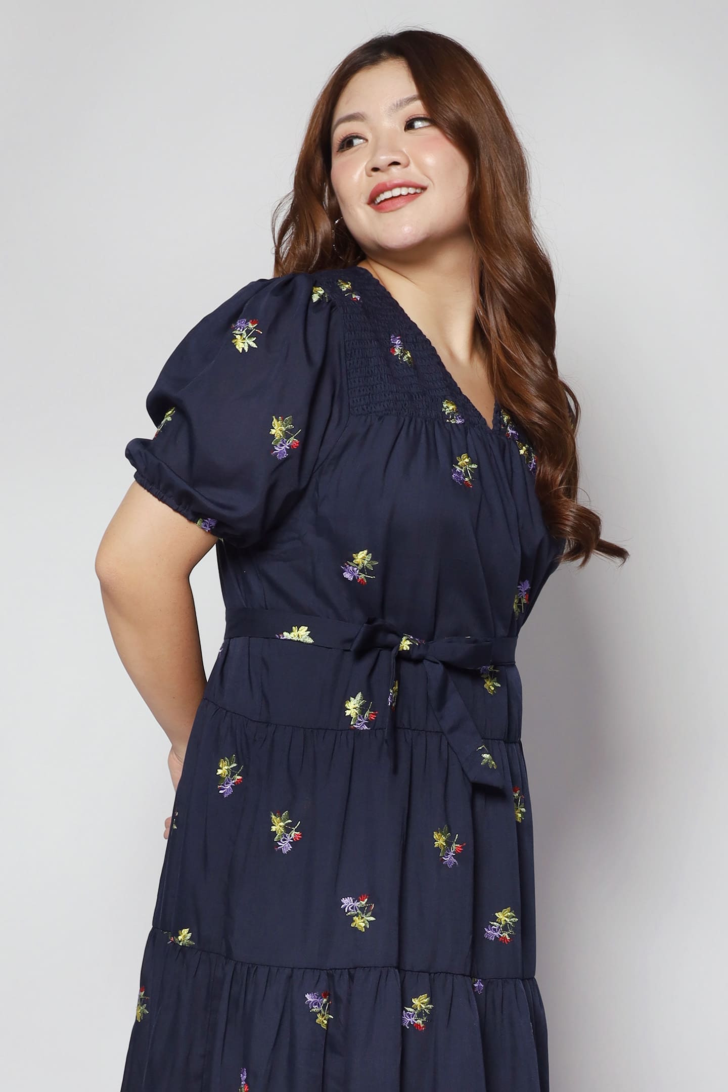 Backorders Sydney Dress in Holly Embroidery