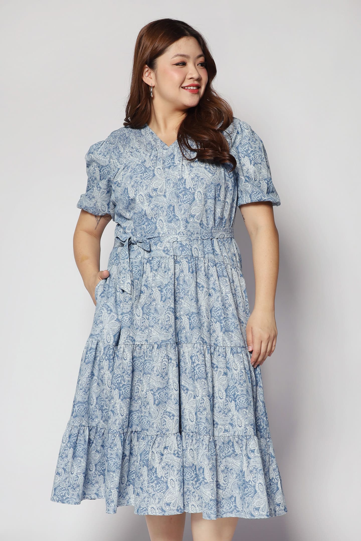 Sydney Dress in Floral Embroidery