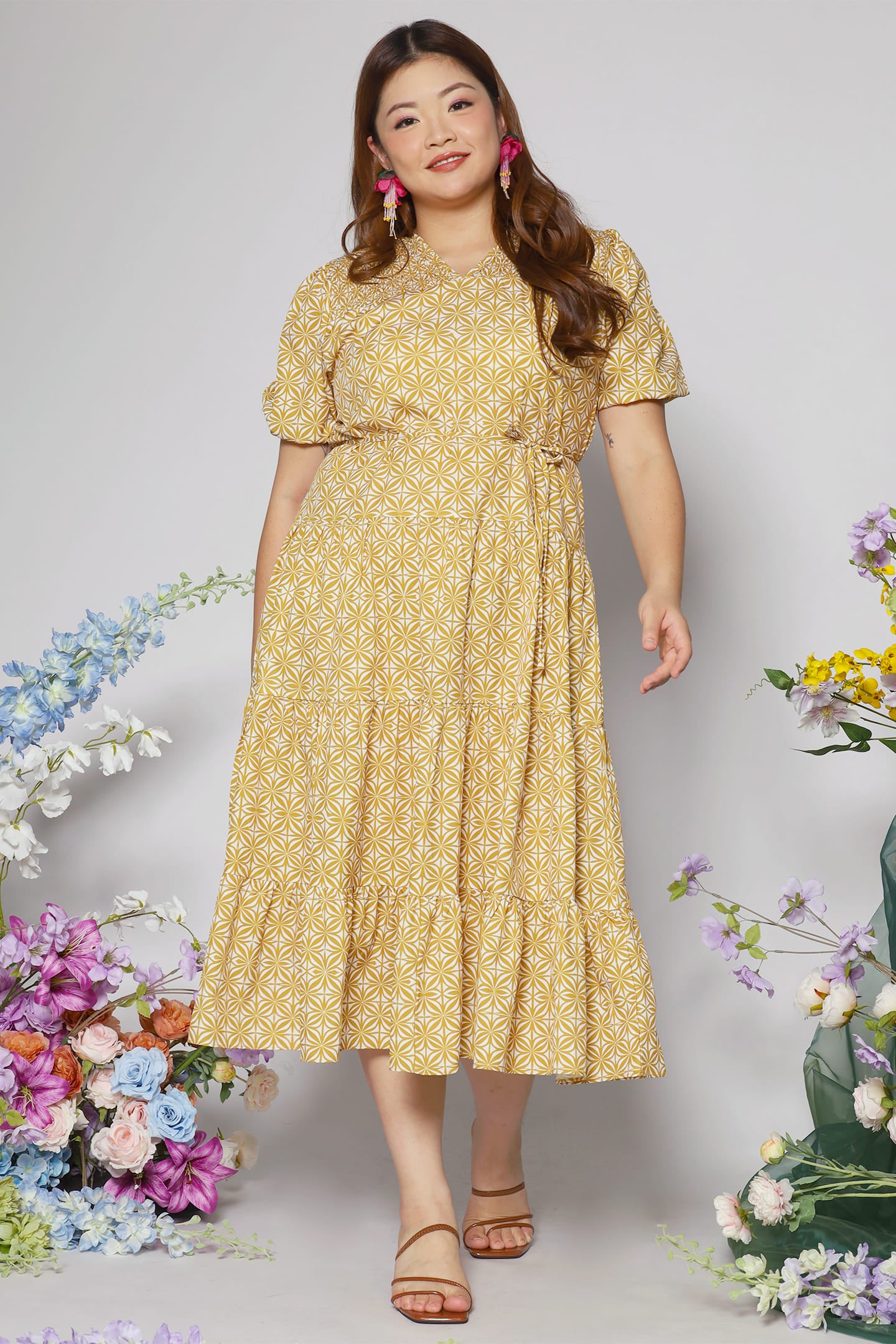 Sydney Dress in Yellow Royalty