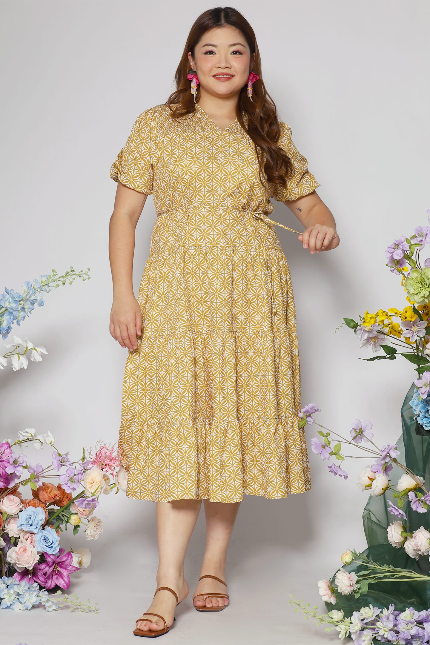 Sydney Dress in Yellow Royalty