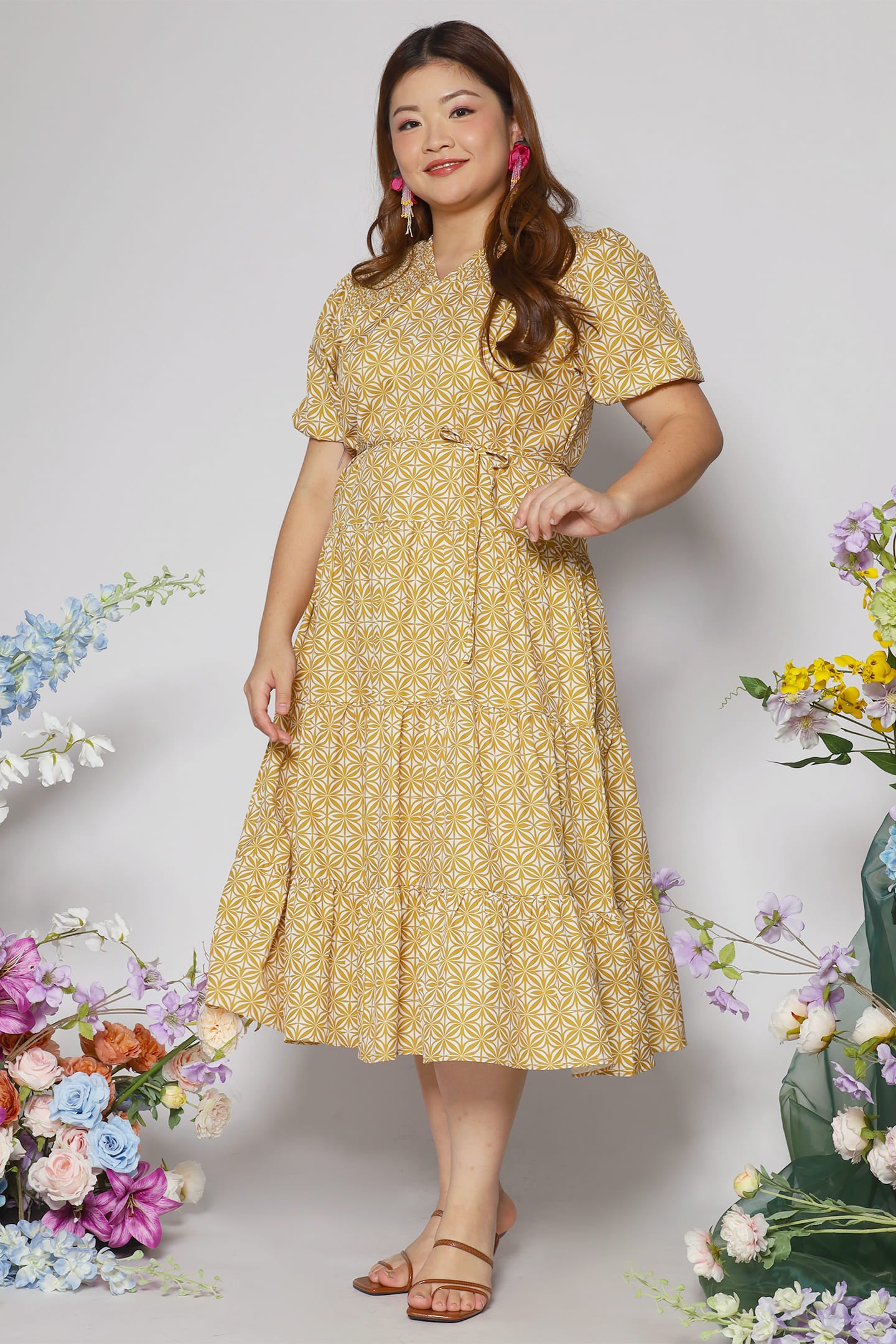 Sydney Dress in Yellow Royalty