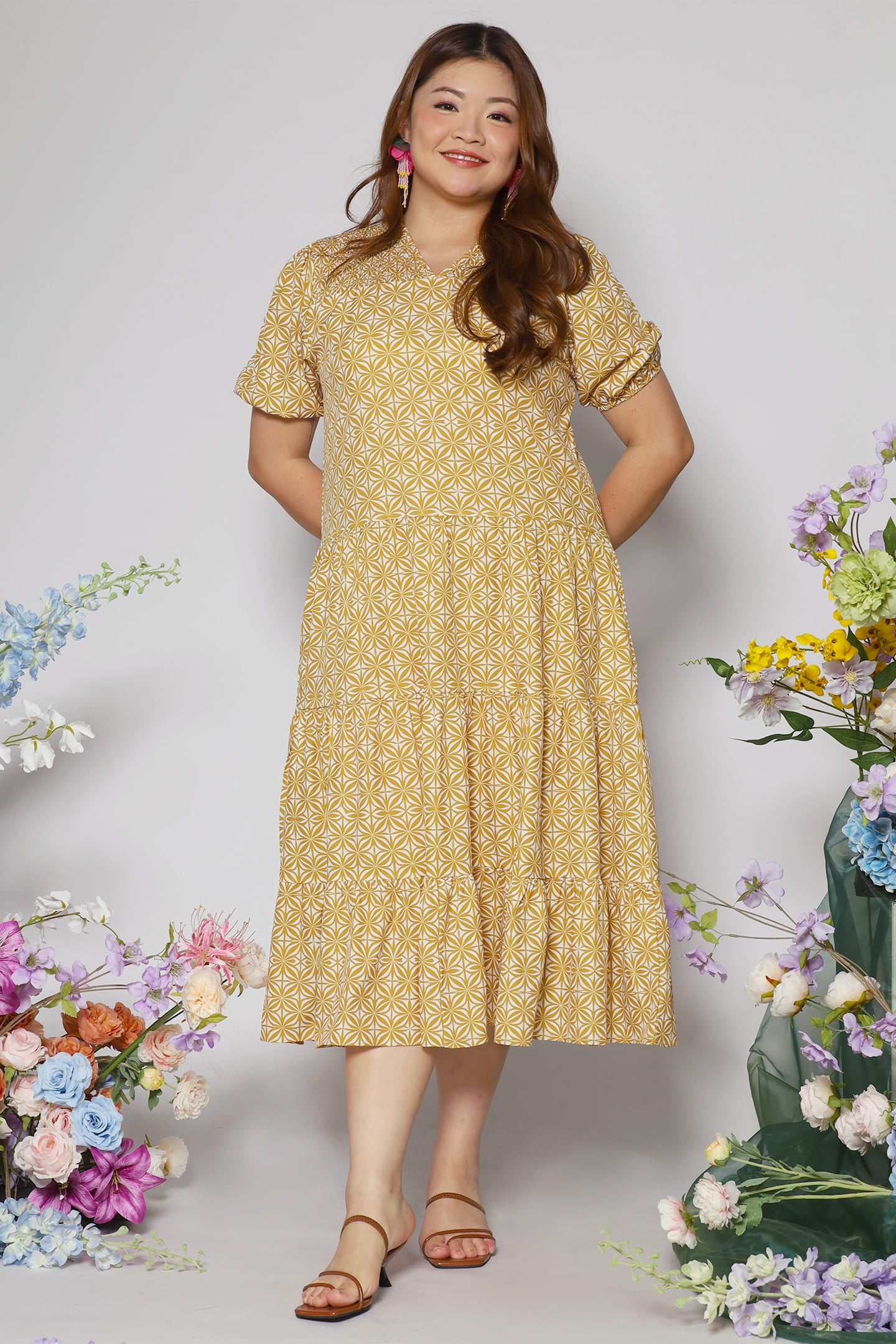 Sydney Dress in Yellow Royalty