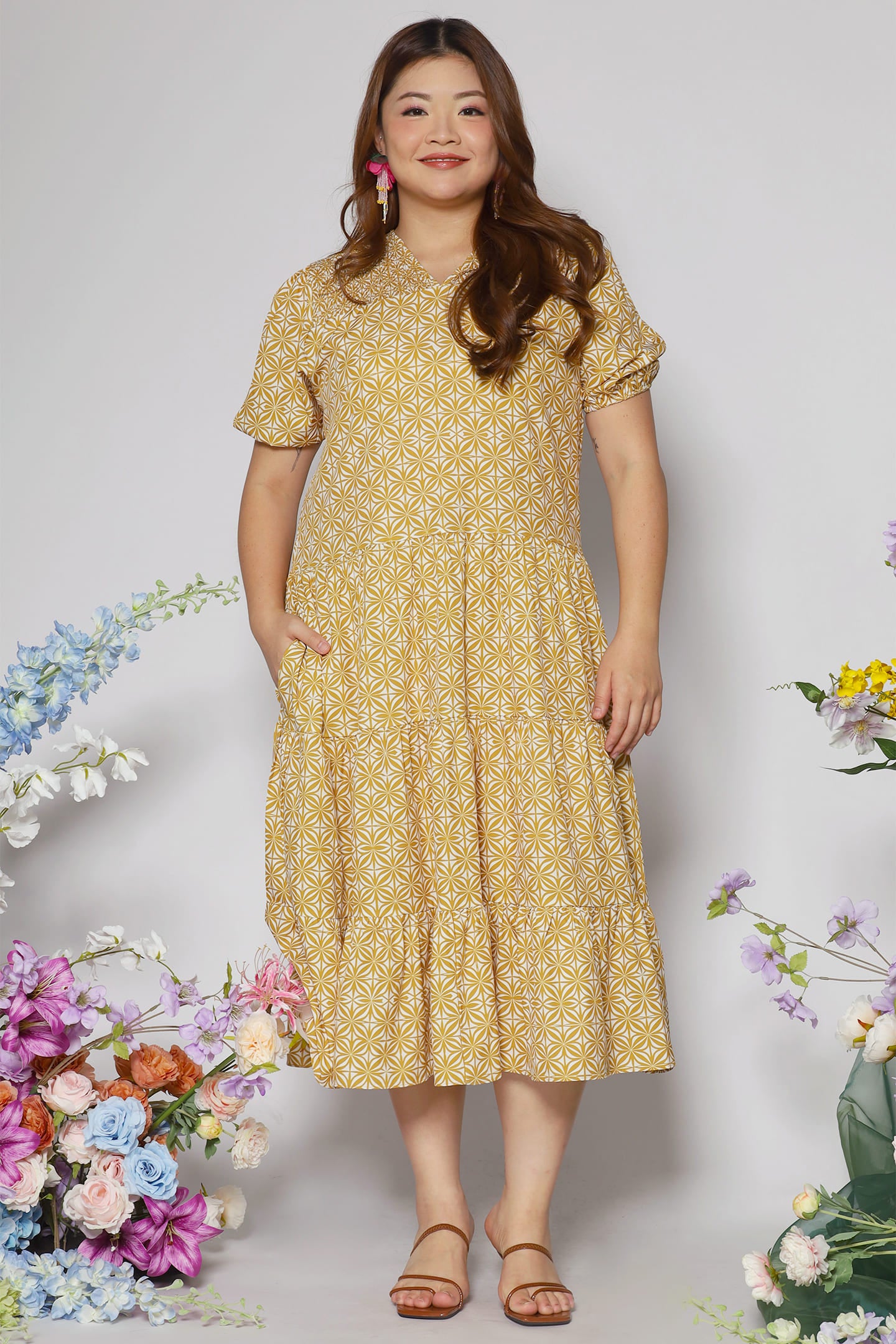 Sydney Dress in Yellow Royalty