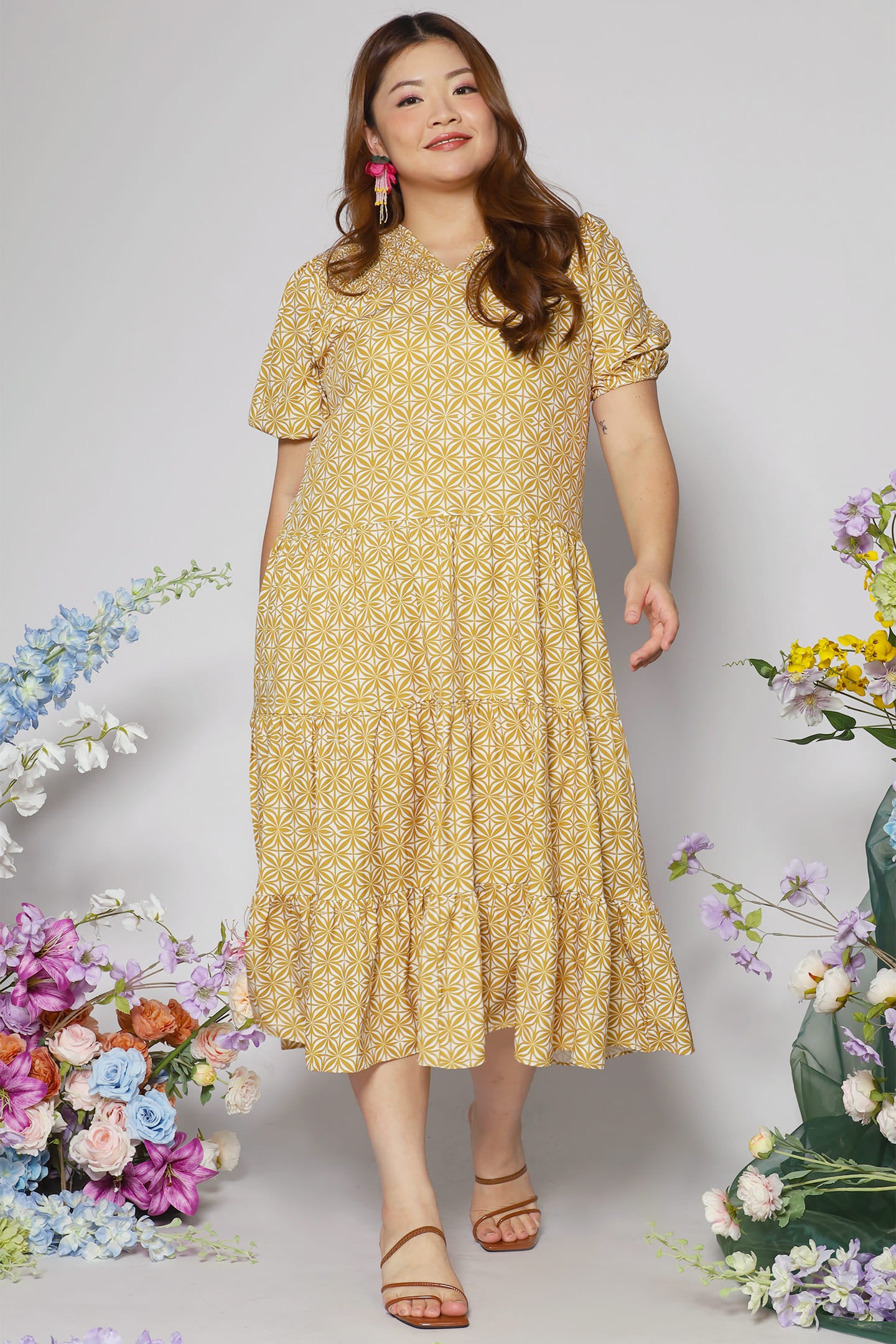 Sydney Dress in Yellow Royalty