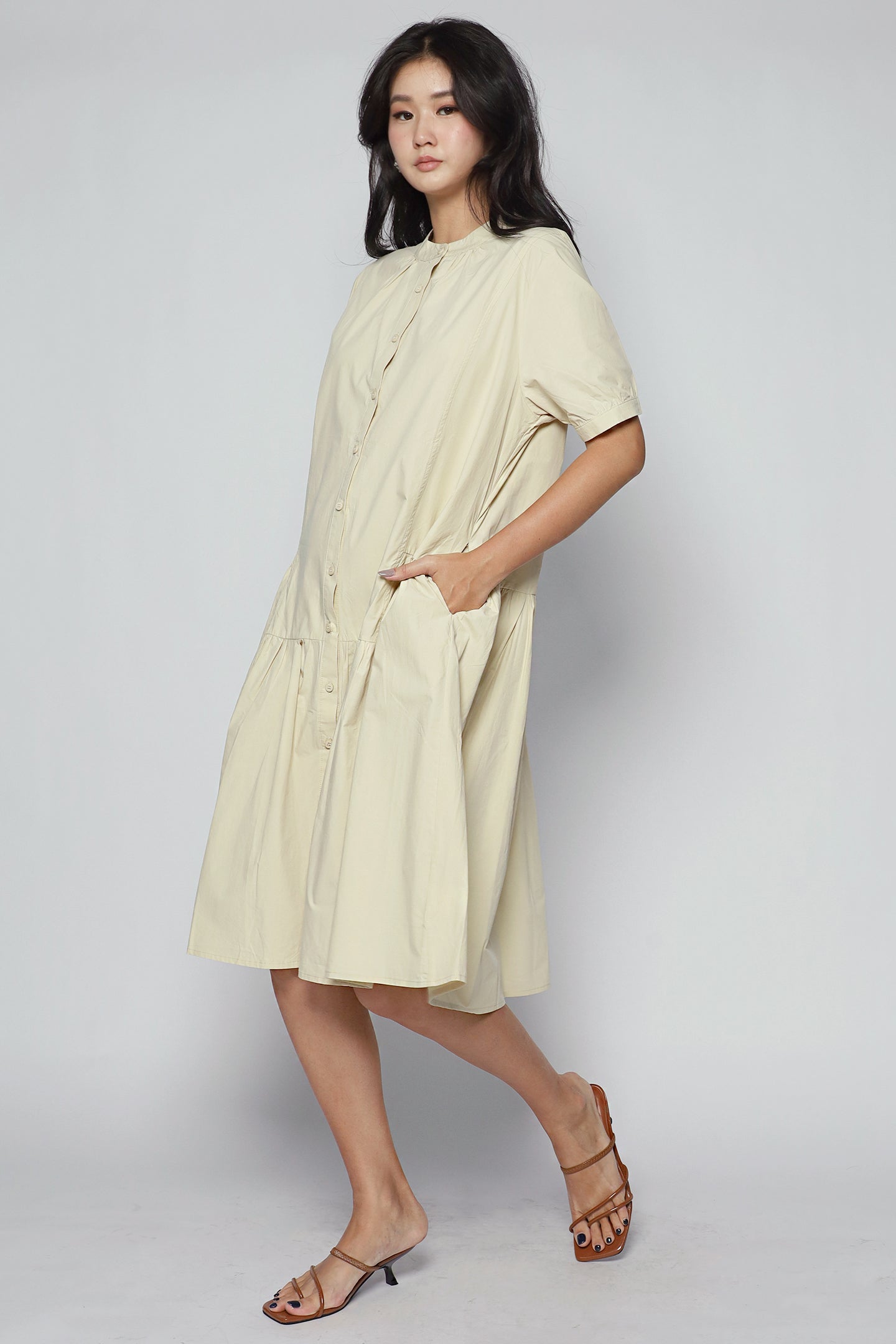 Syla Dress in Yellow