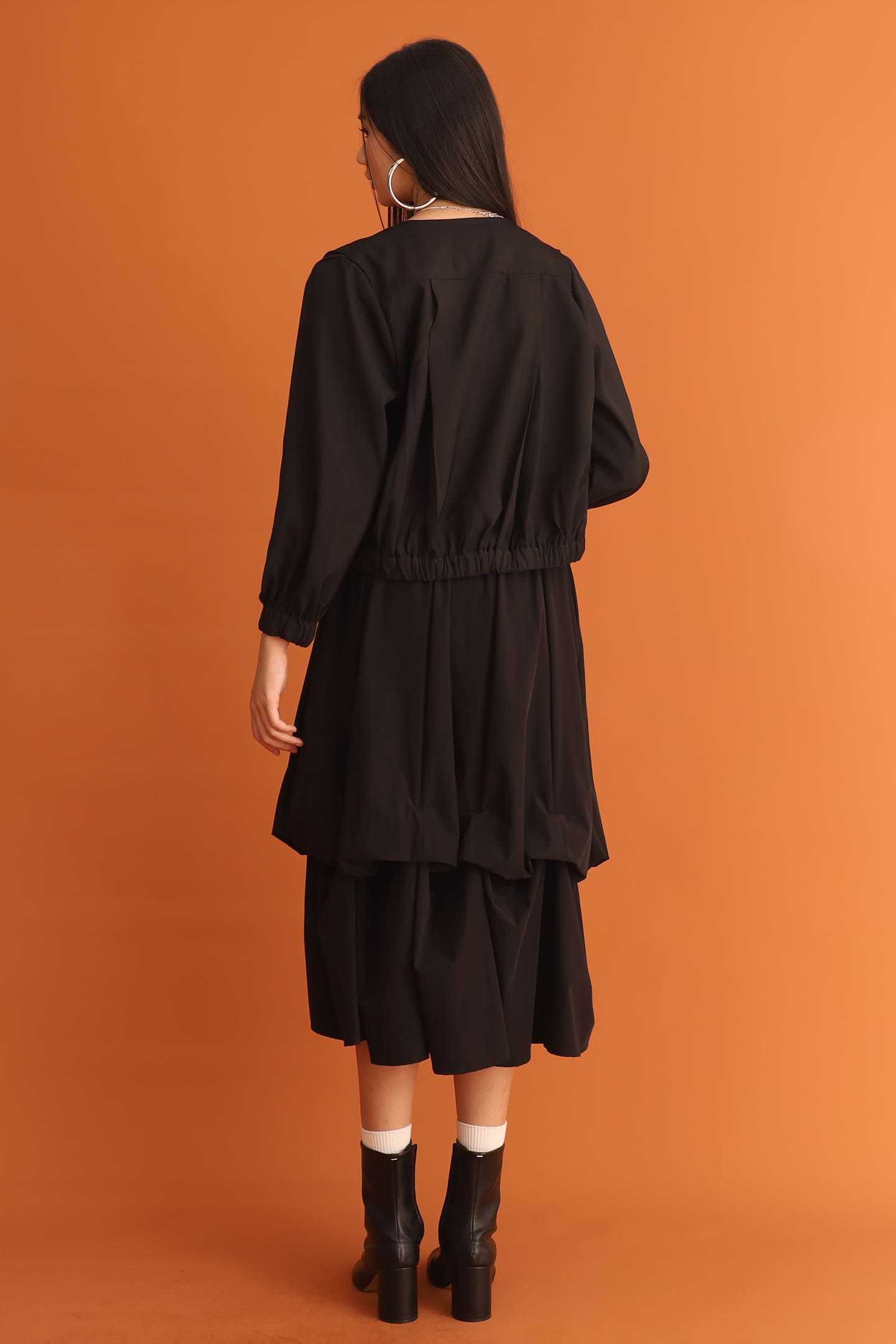 CHOSEN - Tate 2 Way Jacket Top in Black