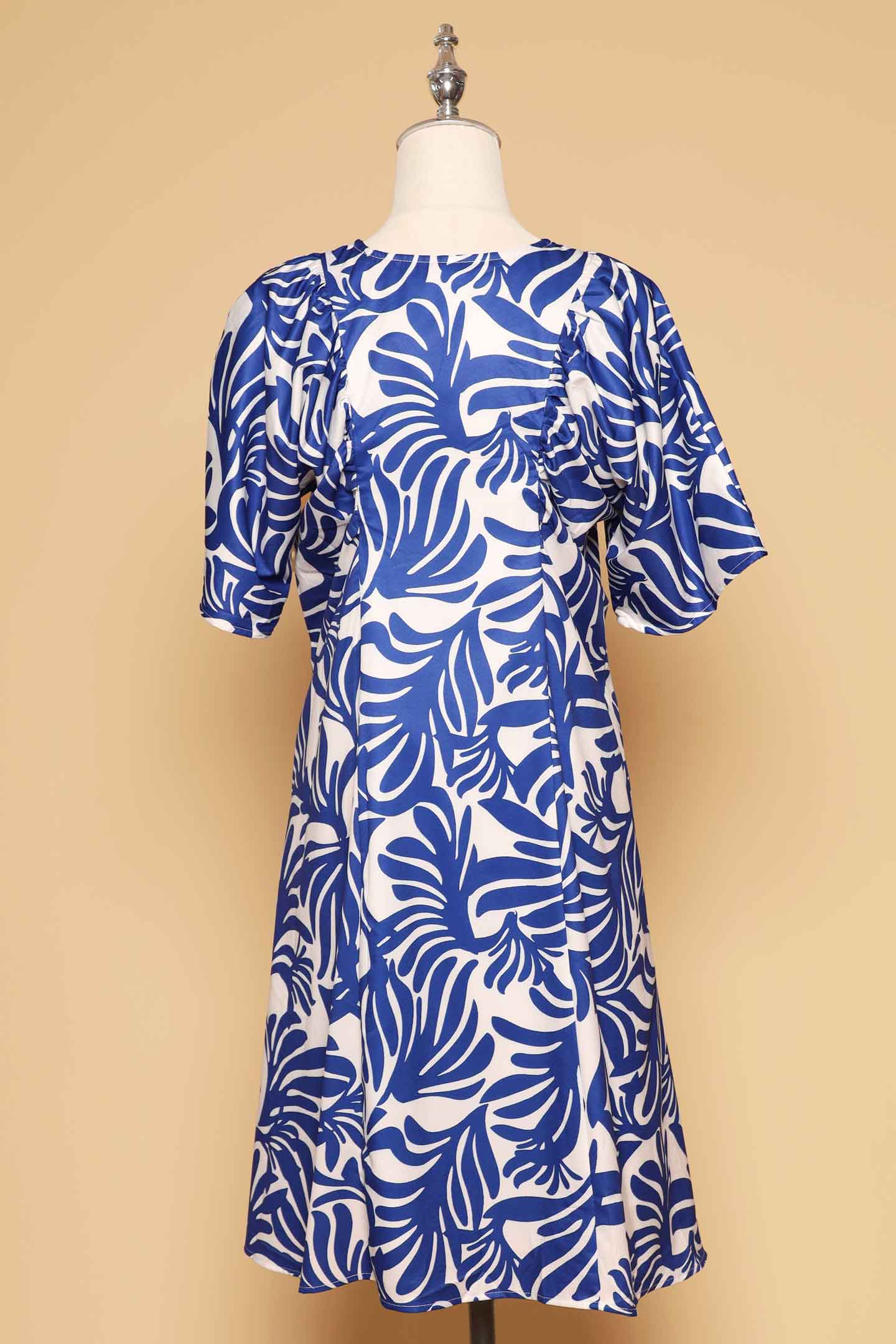 PO - Tayler V Dress in Blue Fortune