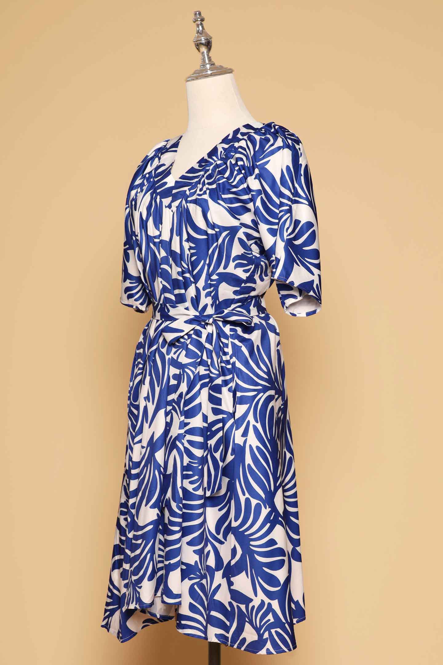 PO - Tayler V Dress in Blue Fortune