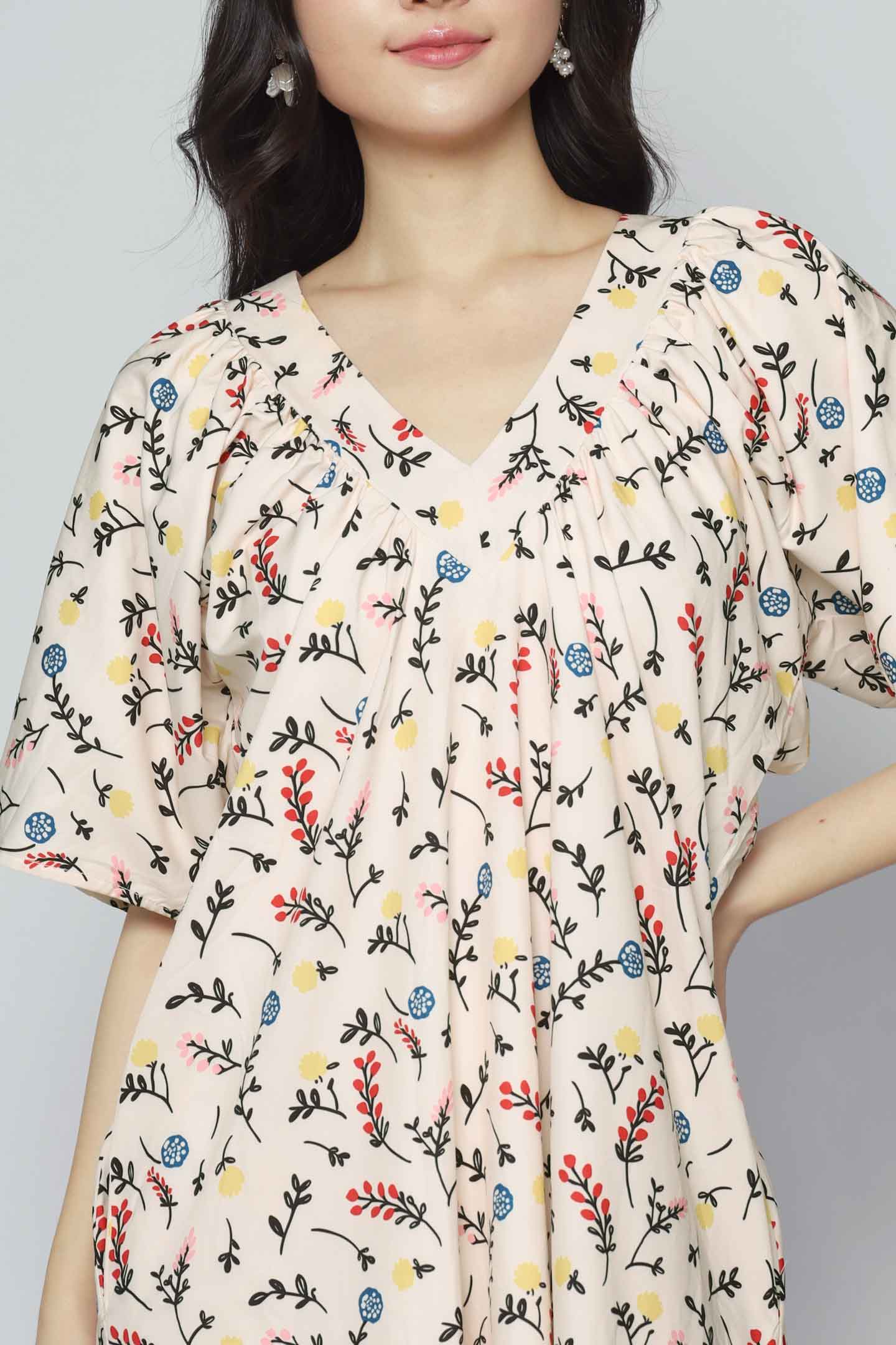 Tayler V Dress in Flourish Ville