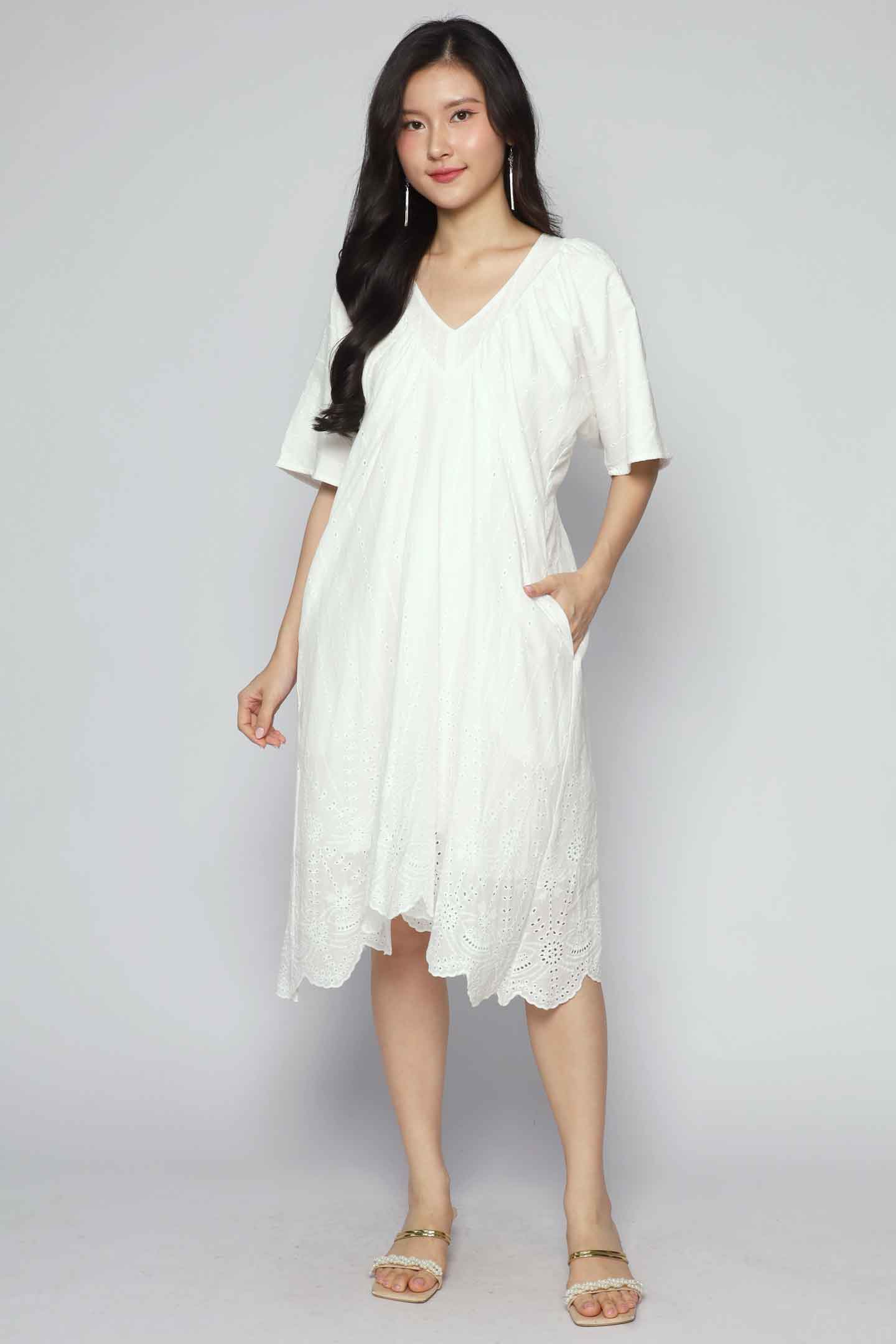 Tayler V Dress in Ivory Day Dream