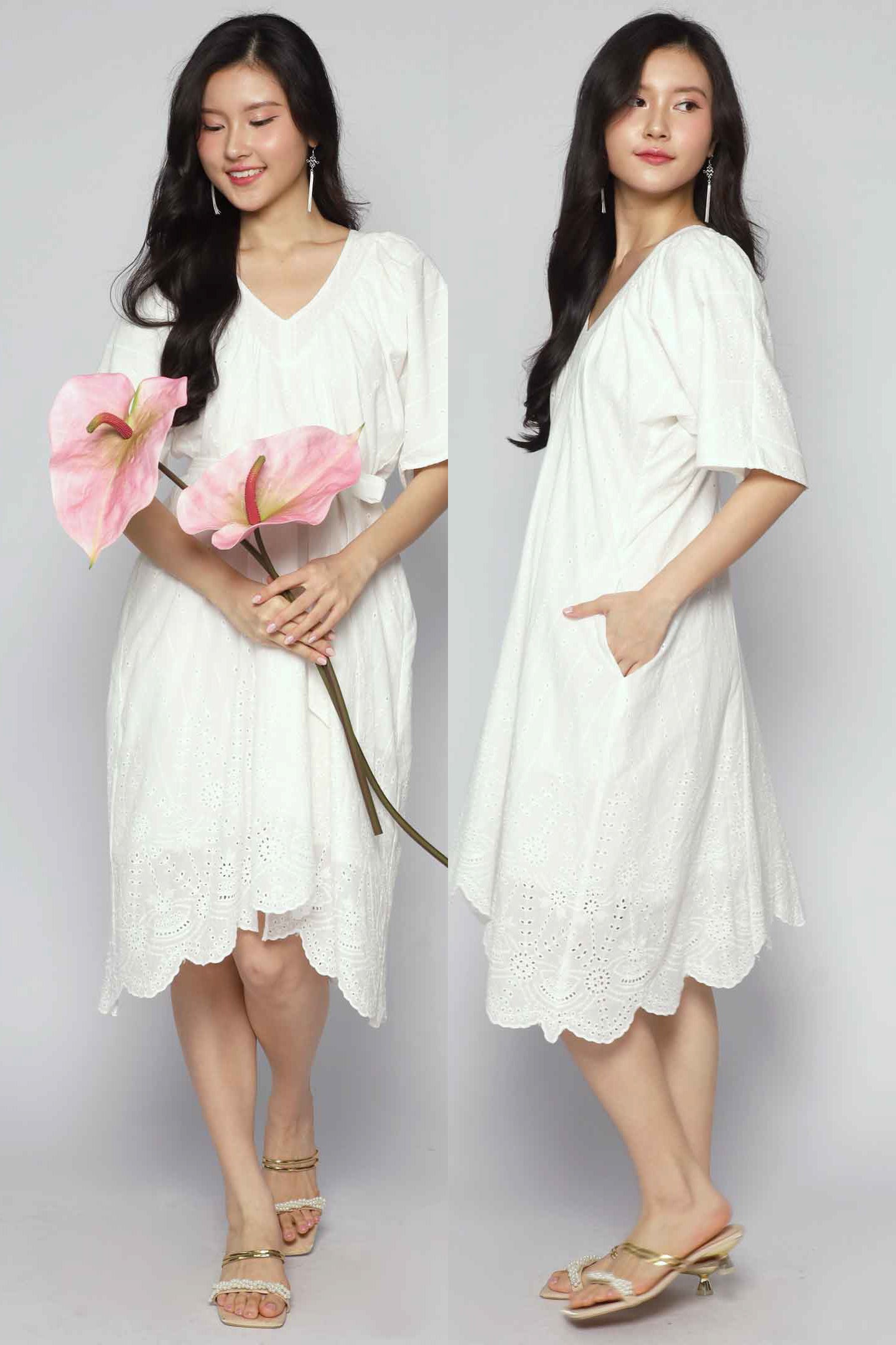 Tayler V Dress in Ivory Day Dream