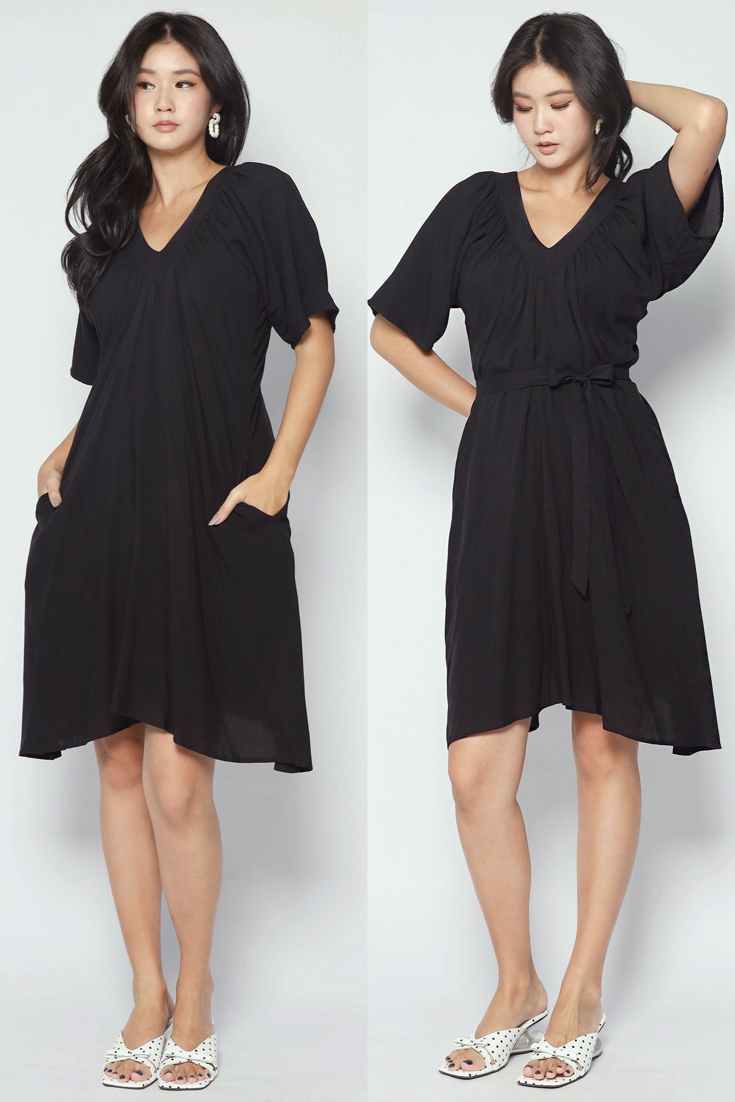 Tayler V Dress in Black