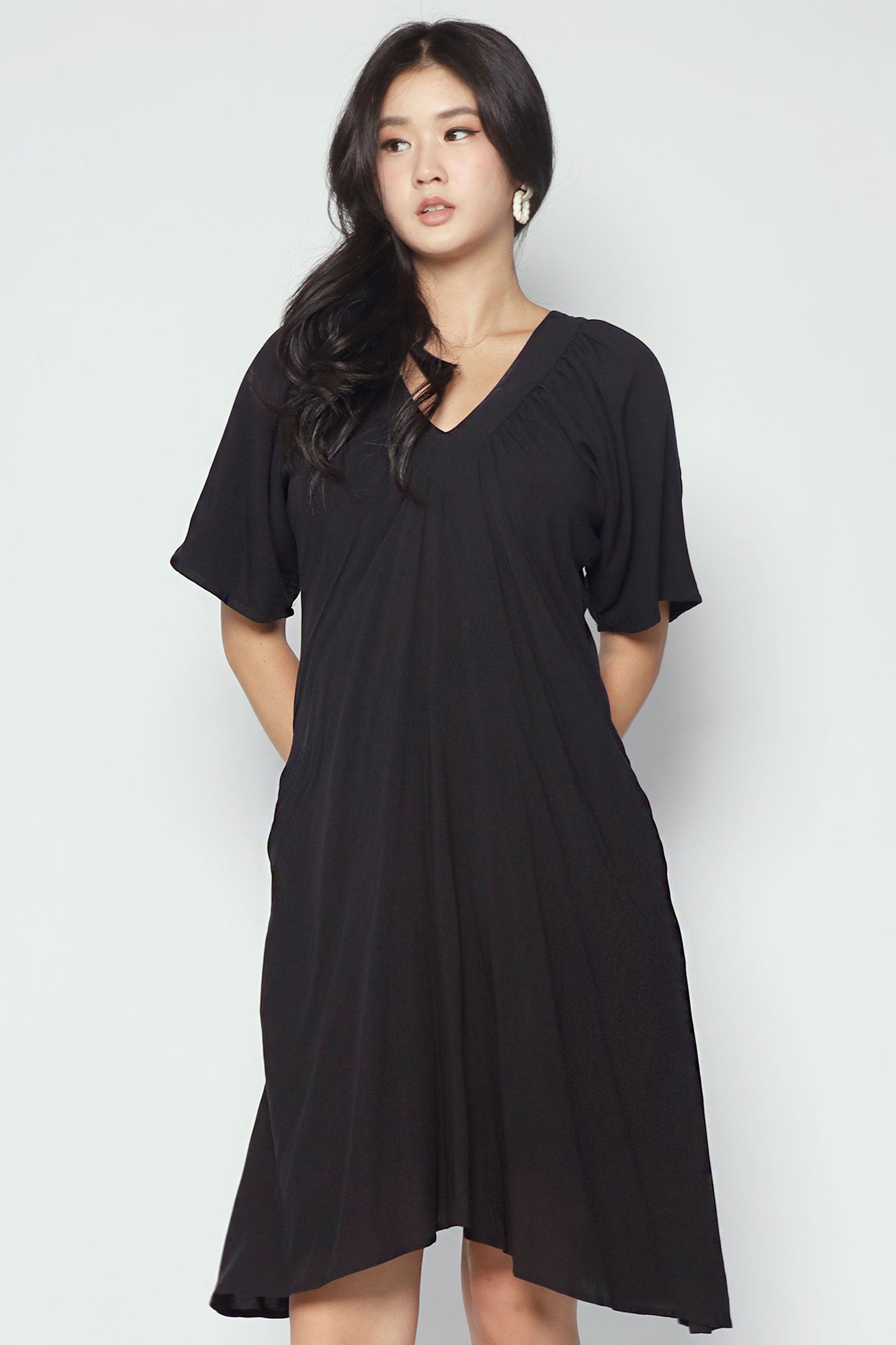 Tayler V Dress in Black