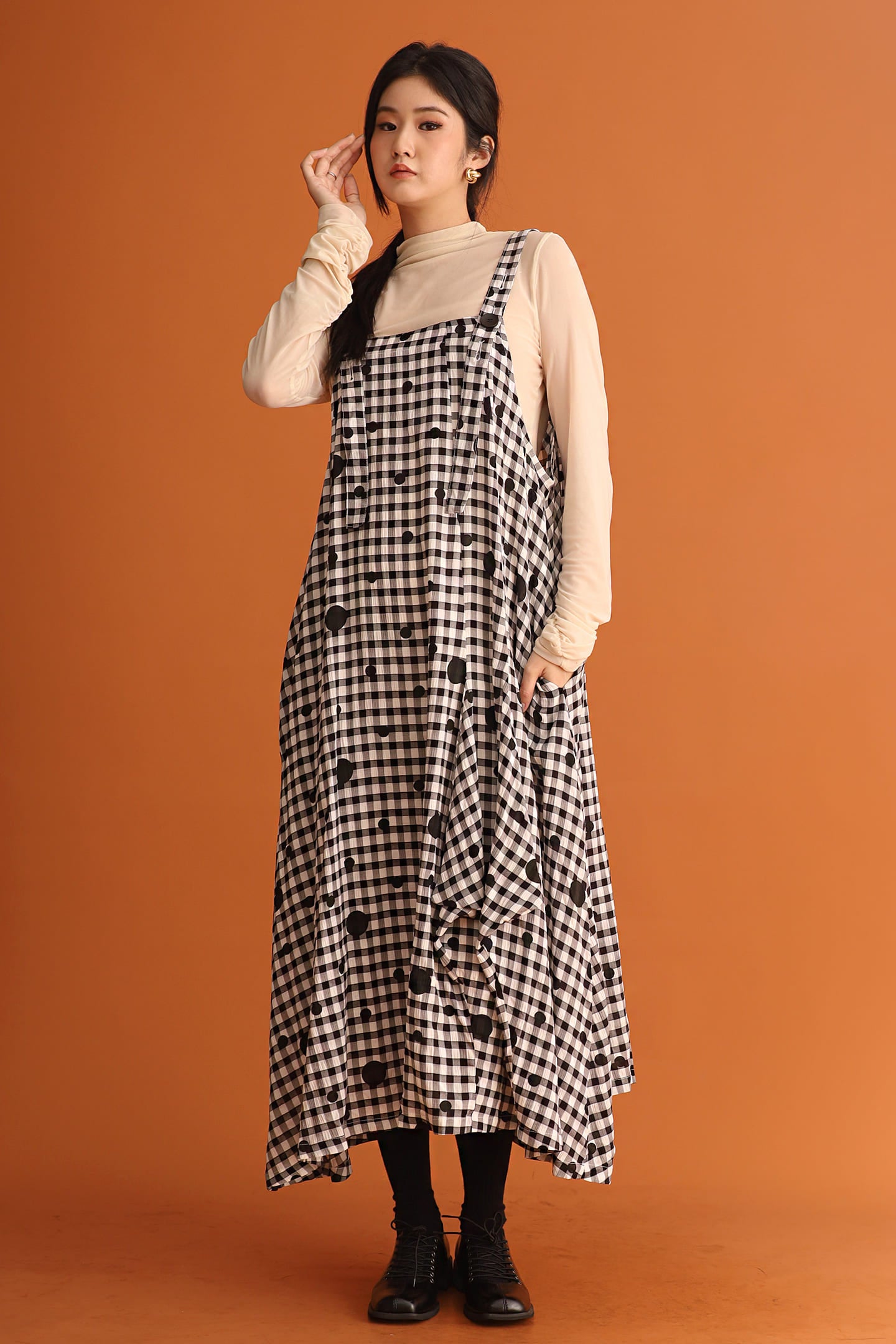 CHOSEN - The Stand Out Pinafore Dress