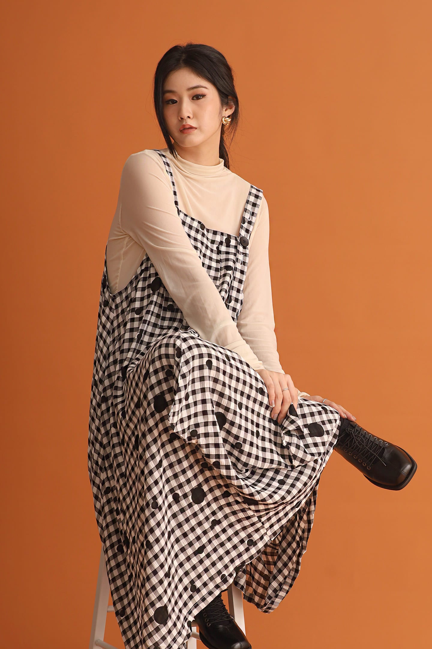 CHOSEN - The Stand Out Pinafore Dress