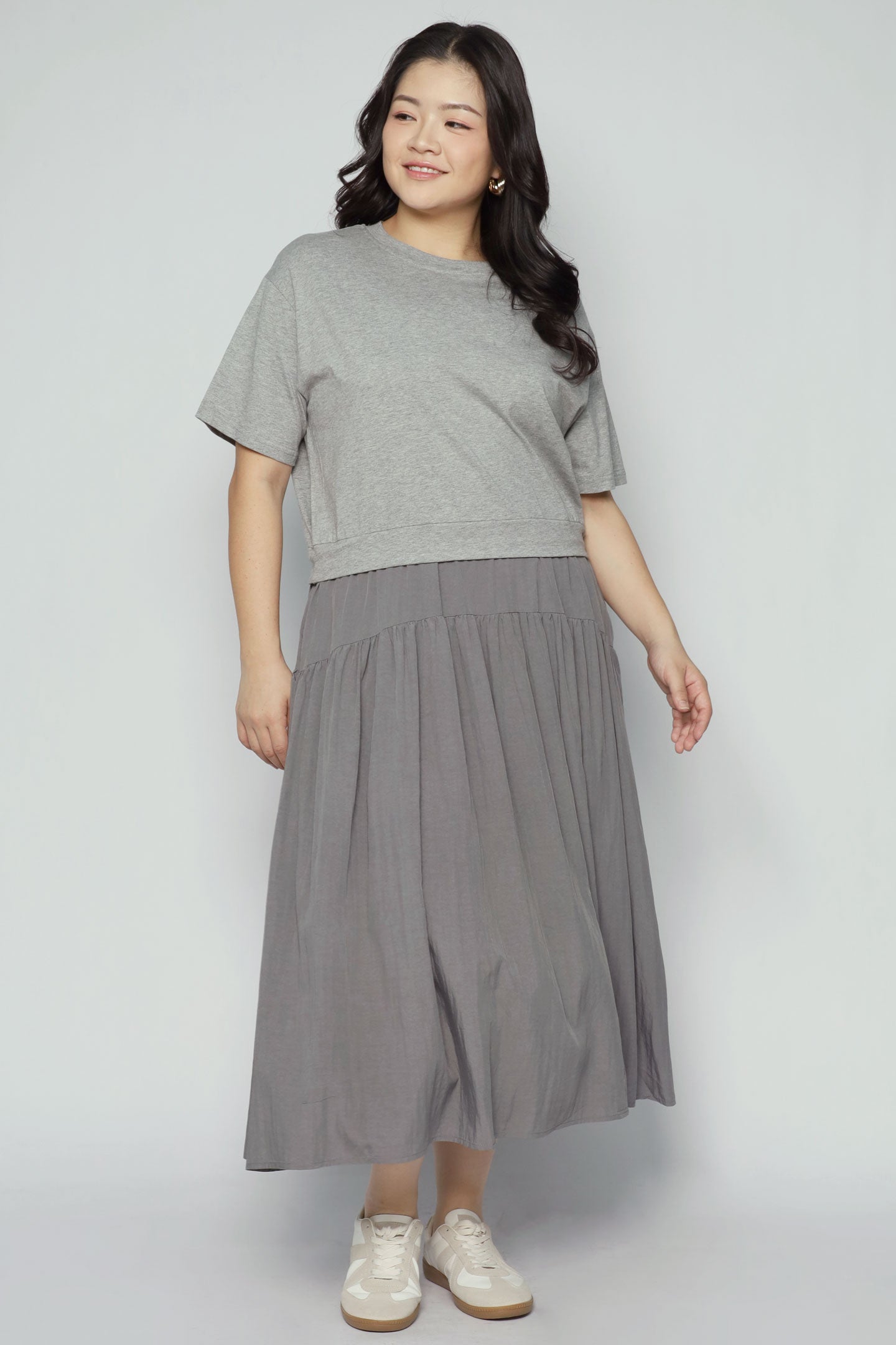 Tikkie Dress in Grey