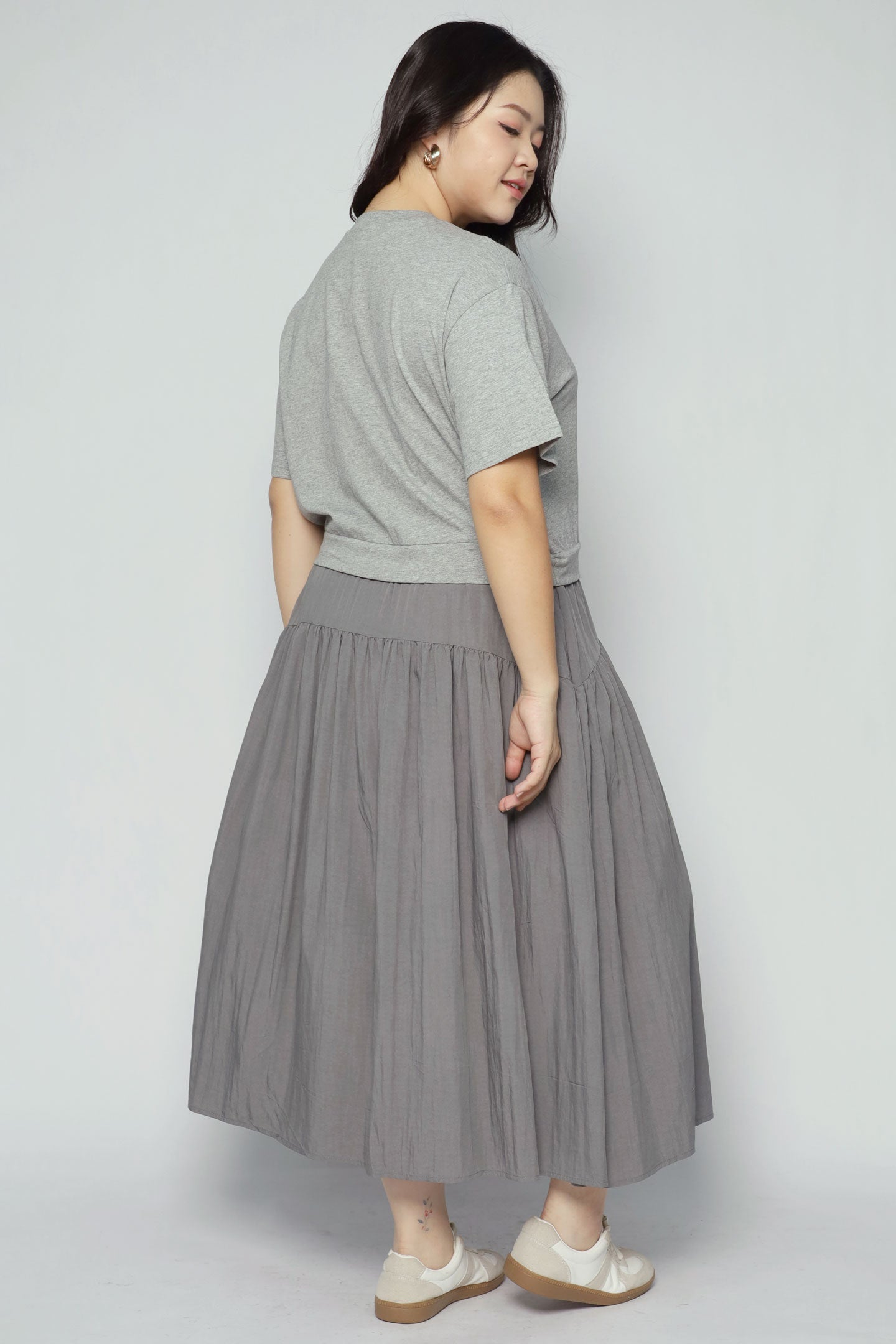 Tikkie Dress in Grey