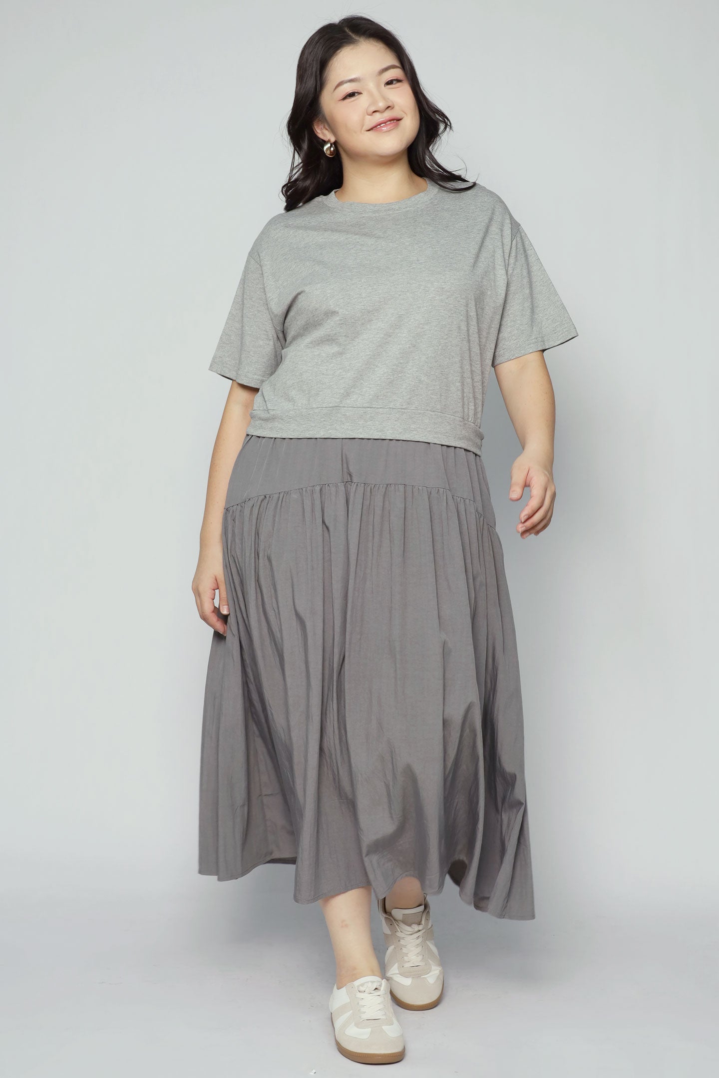 Tikkie Dress in Grey