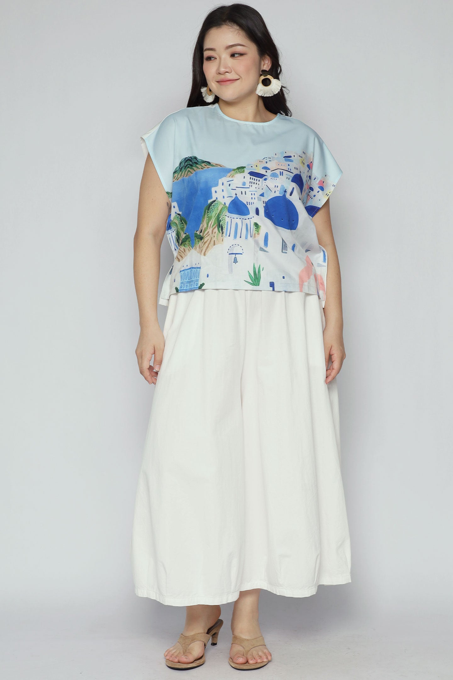 Tinsley Top in Santorini Stroll
