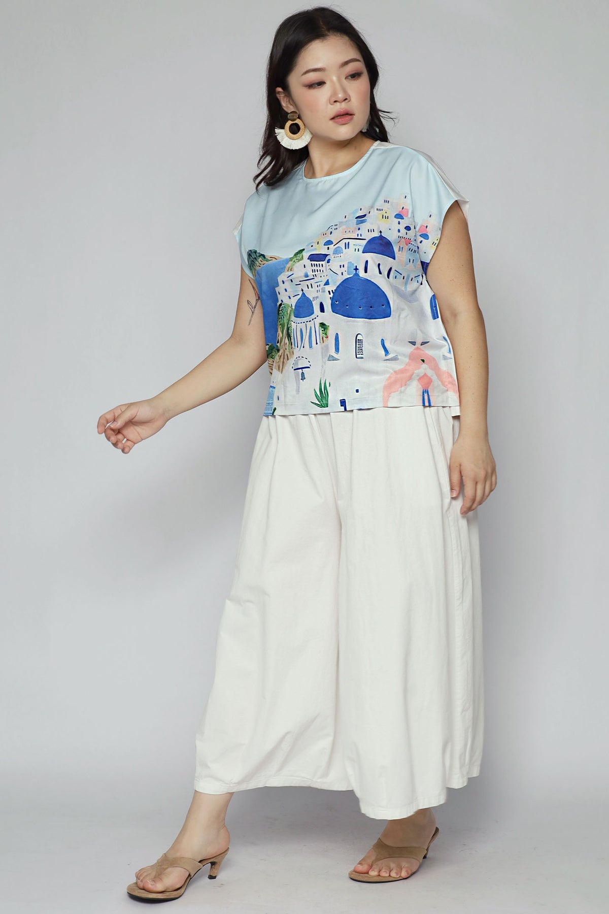 Tinsley Top in Santorini Stroll