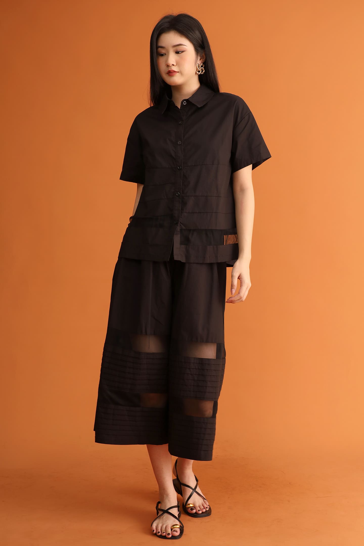 CHOSEN - Top Form Mesh Top