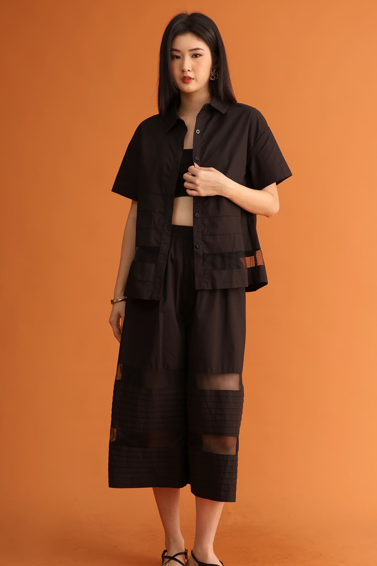 CHOSEN - Top Form Mesh Top