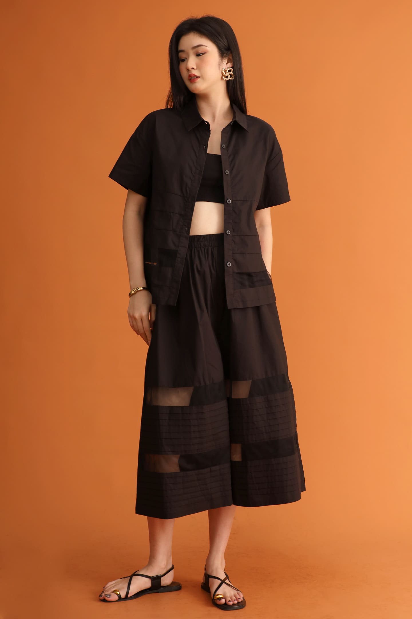 CHOSEN - Top Form Mesh Top