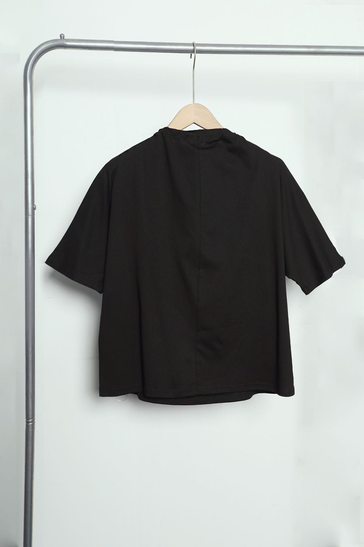 Easy by TE - Toria Drawstring Top in Black