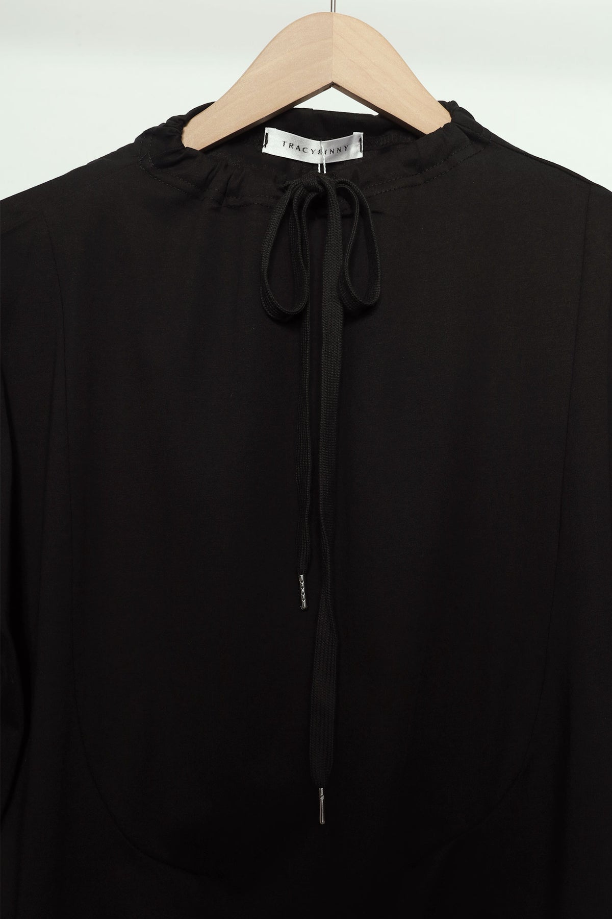 Easy by TE - Toria Drawstring Top in Black