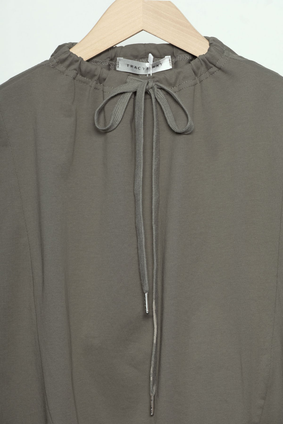 Easy by TE - Toria Drawstring Top in Green