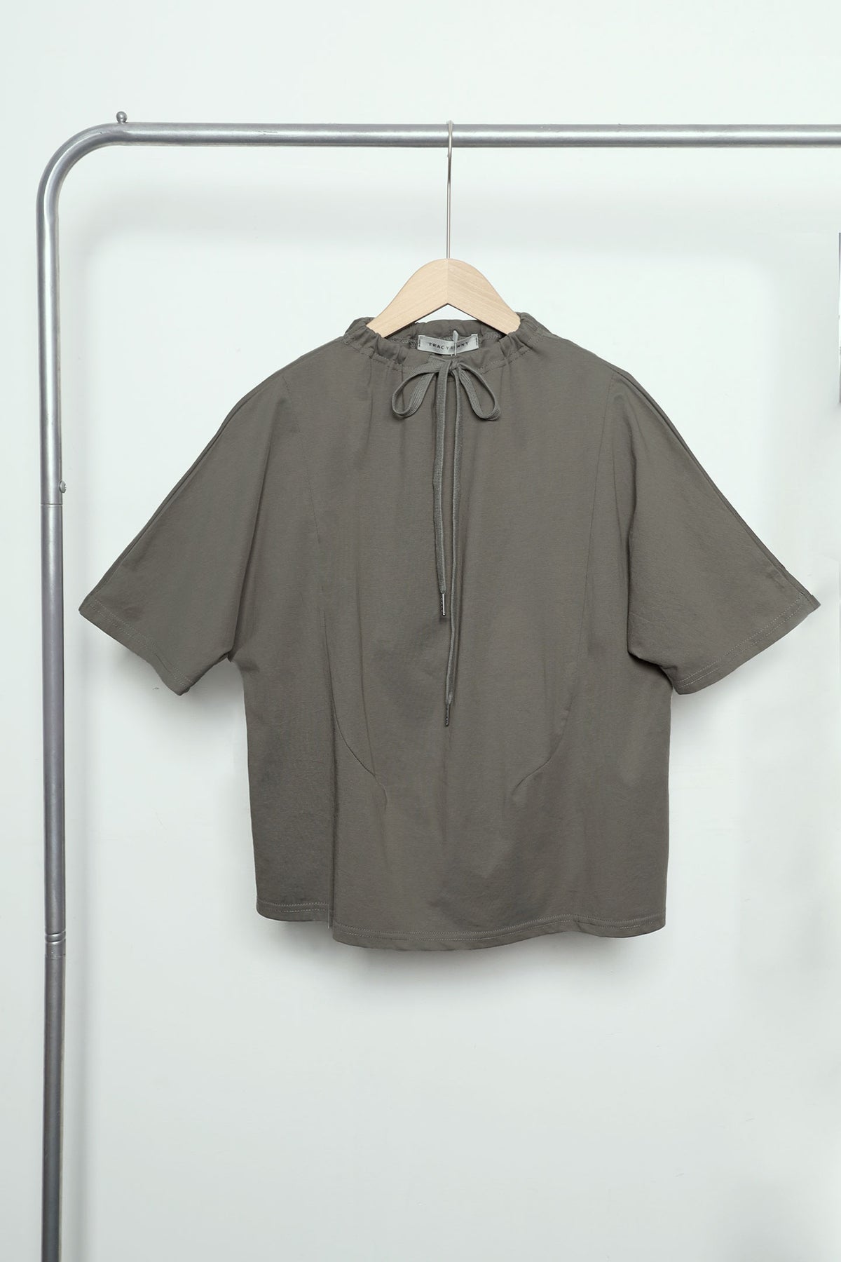 Easy by TE - Toria Drawstring Top in Green