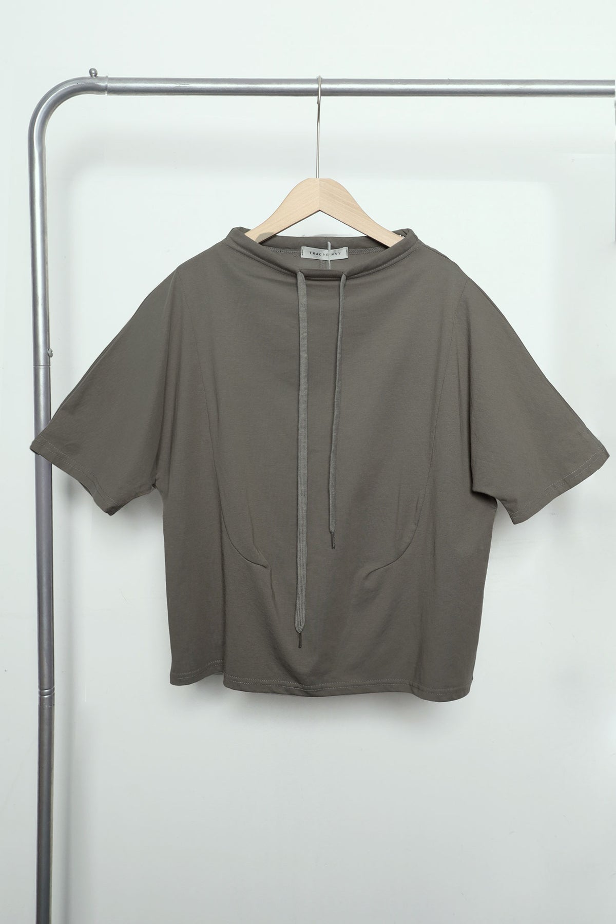 Easy by TE - Toria Drawstring Top in Green